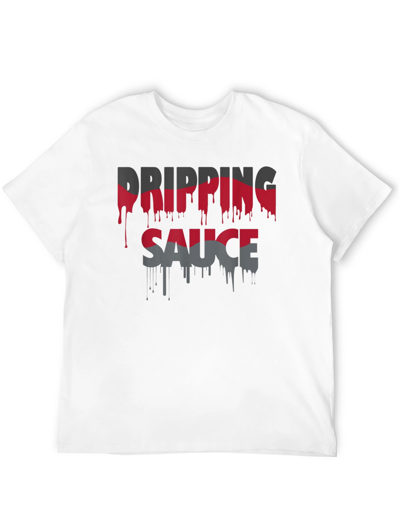 Dripping Sauce Graphic Tee - Trendy Style