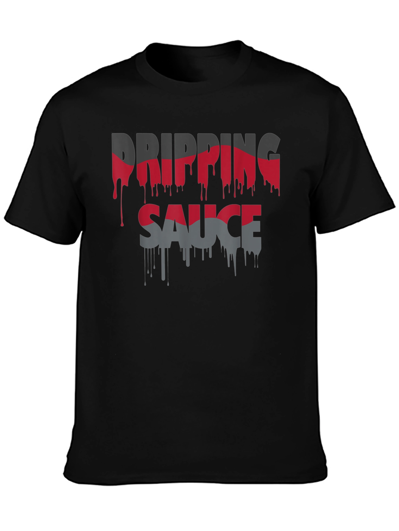 Dripping Sauce Graphic Tee - Trendy Style