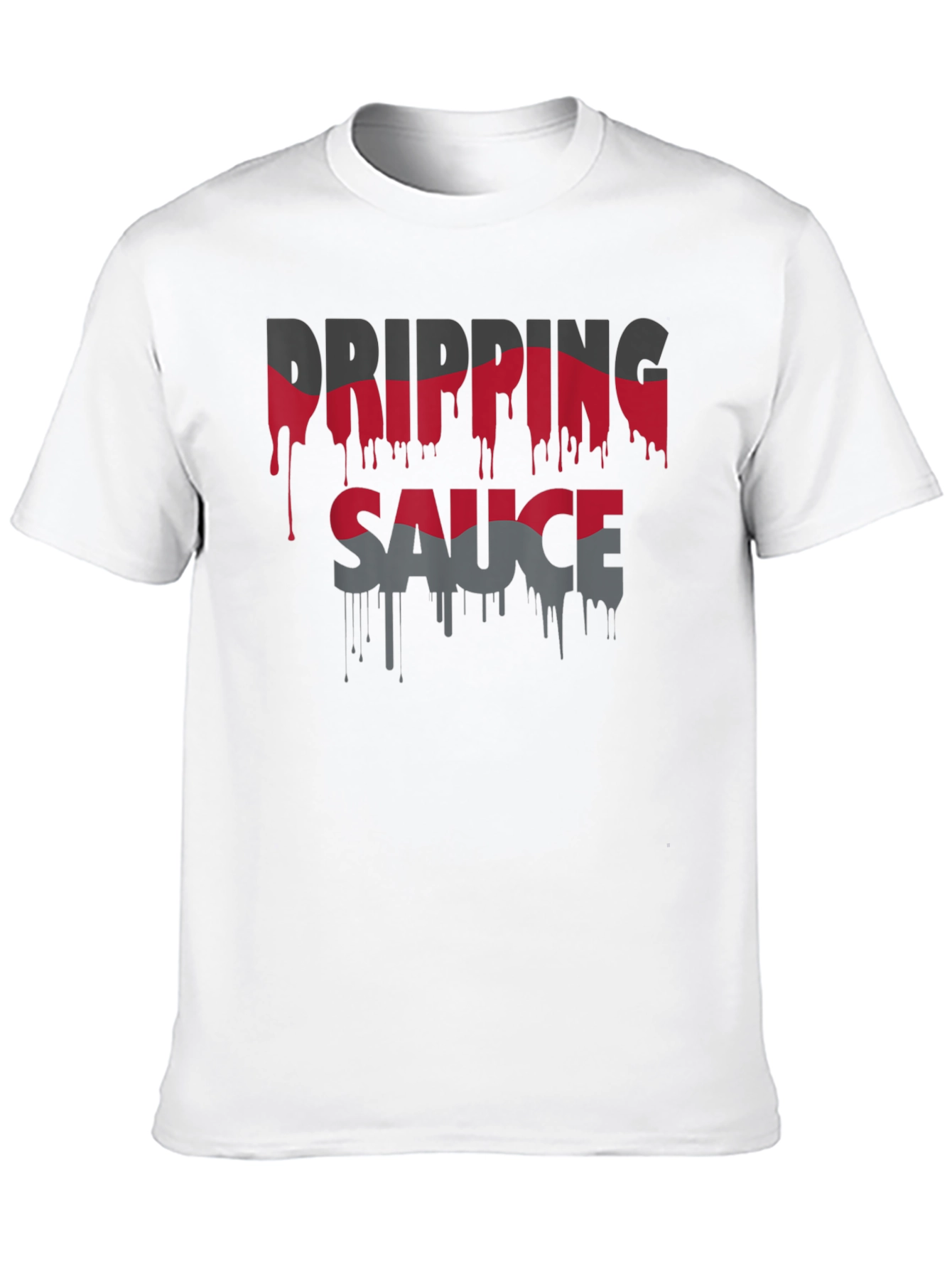 Dripping Sauce Graphic Tee - Trendy Style