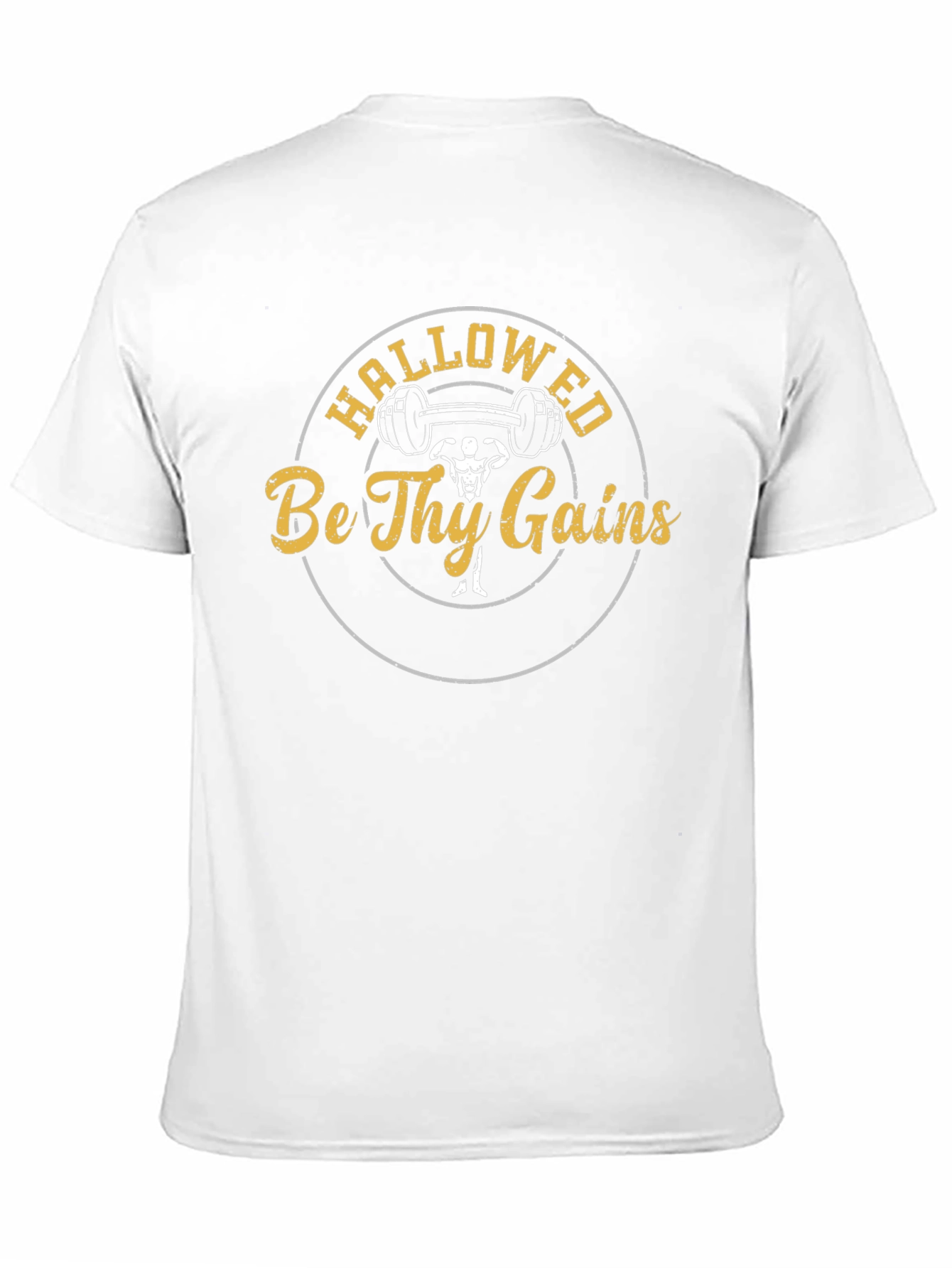 Hallowed Be Thy Gains Gym T-Shirt