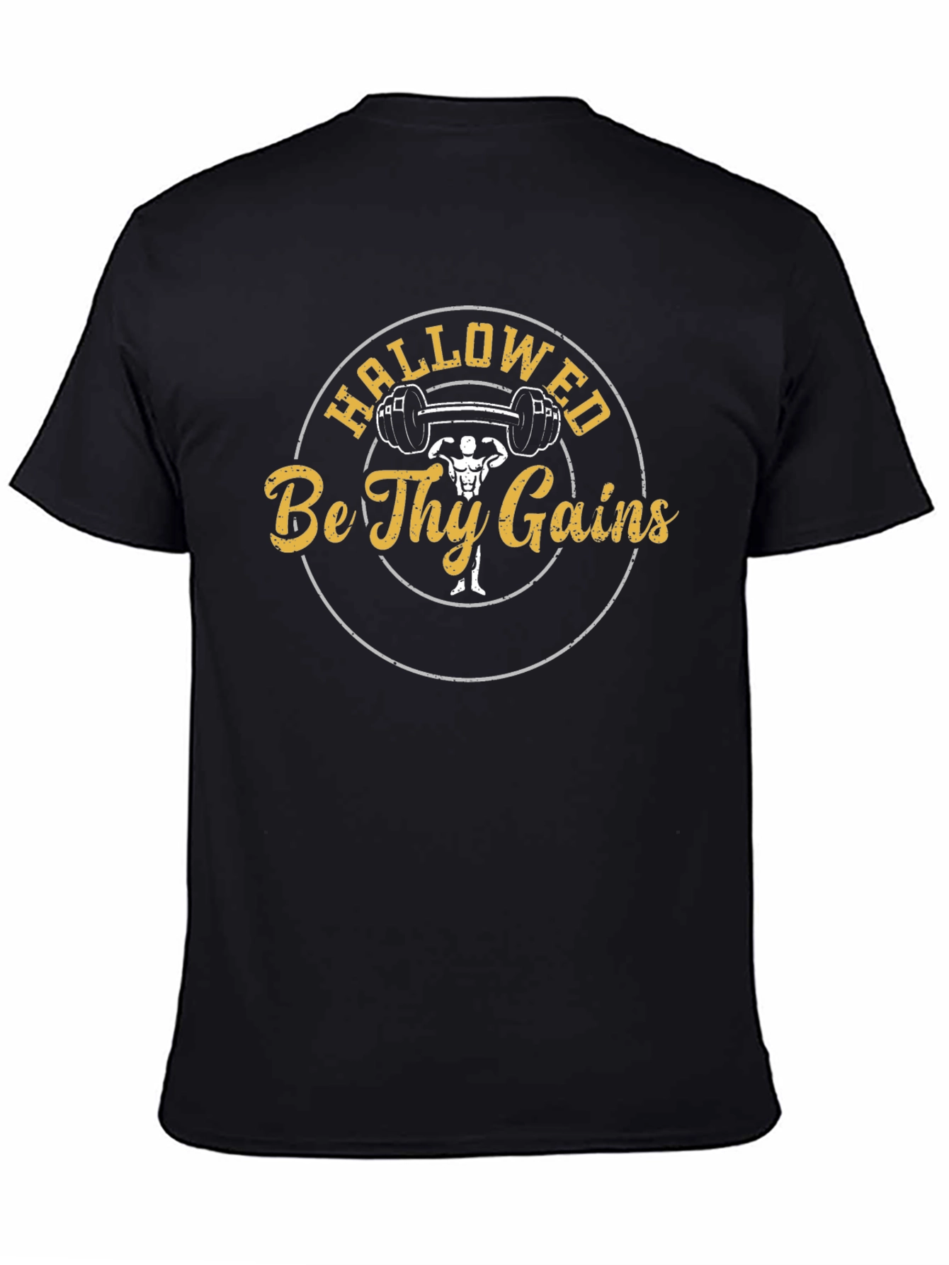 Hallowed Be Thy Gains Gym T-Shirt