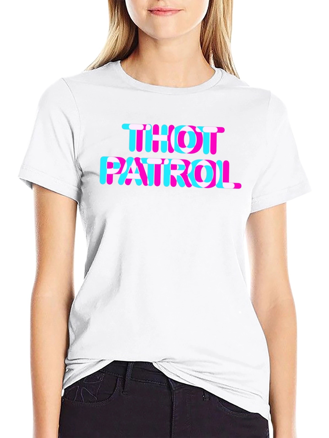 THOT PATROL Graphic Tee - TikTok Trend Inspired