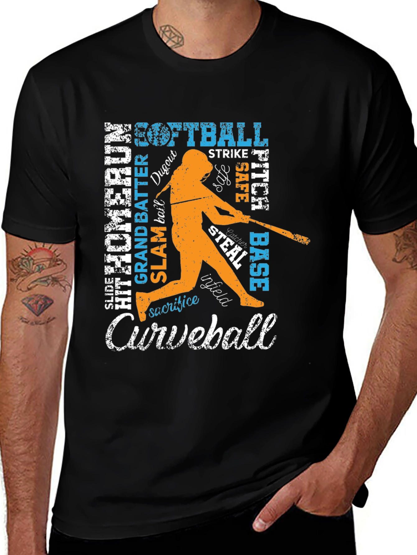 Softball Graphic T-Shirt