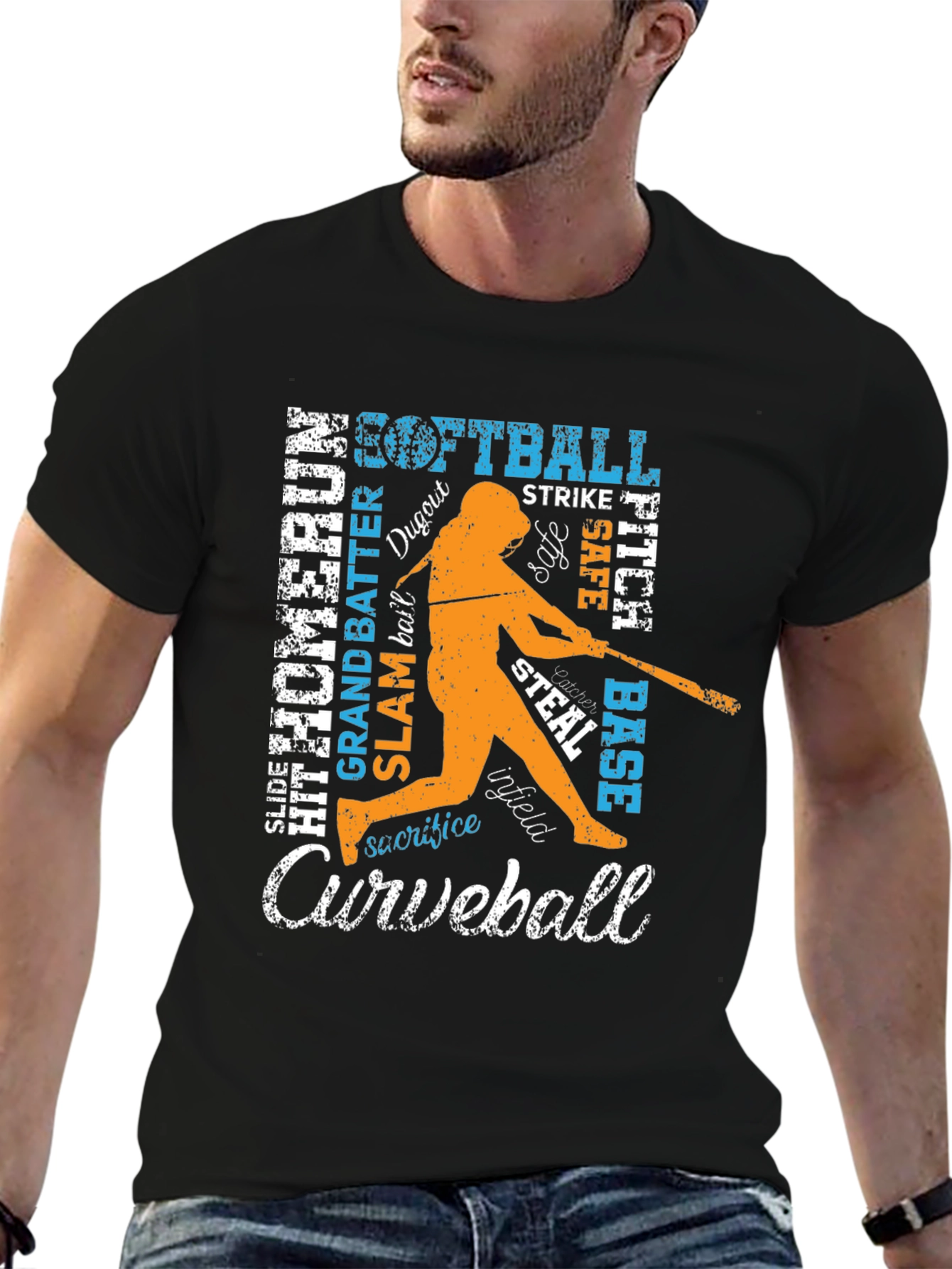 Softball Graphic T-Shirt