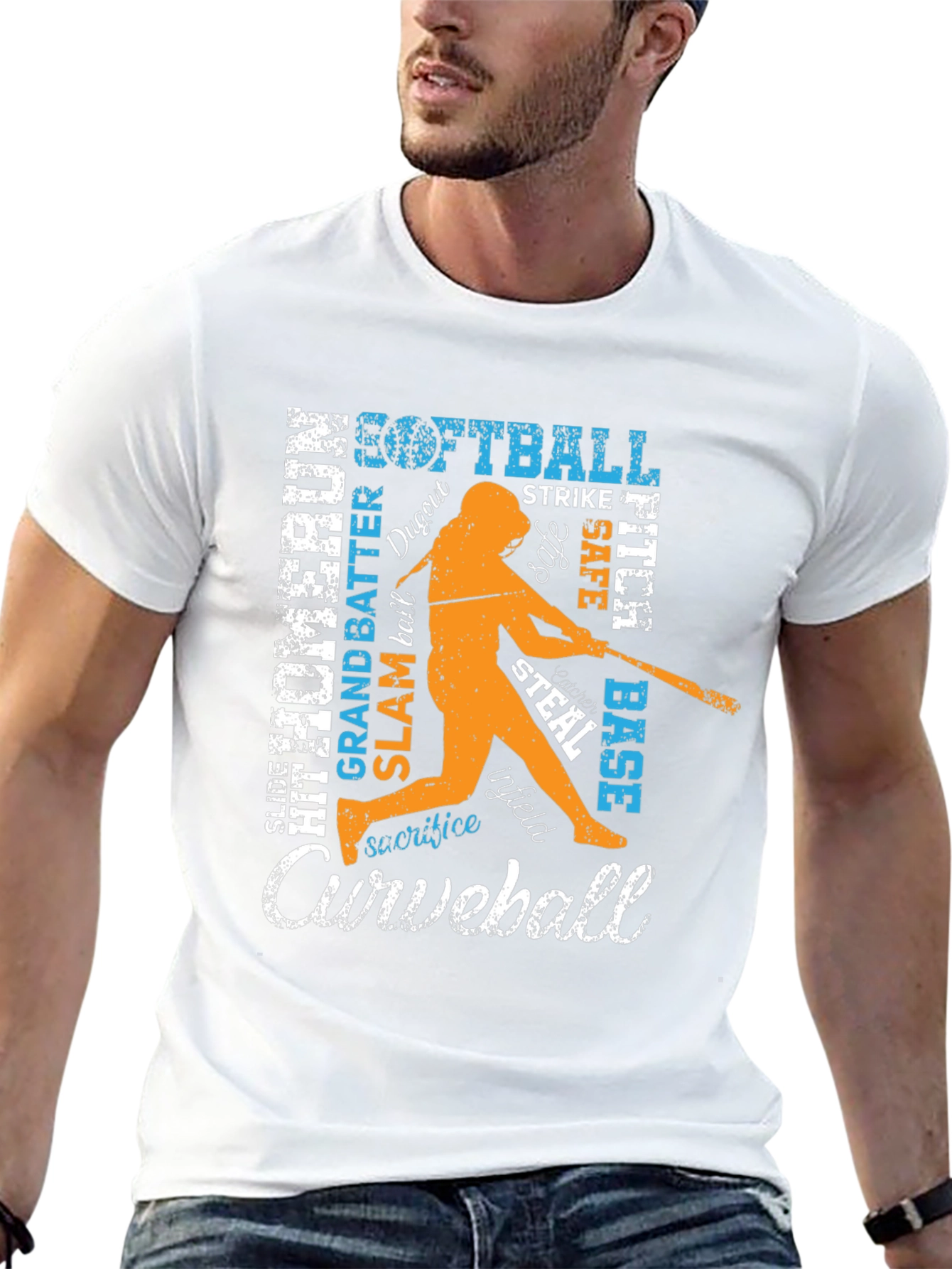 Softball Graphic T-Shirt