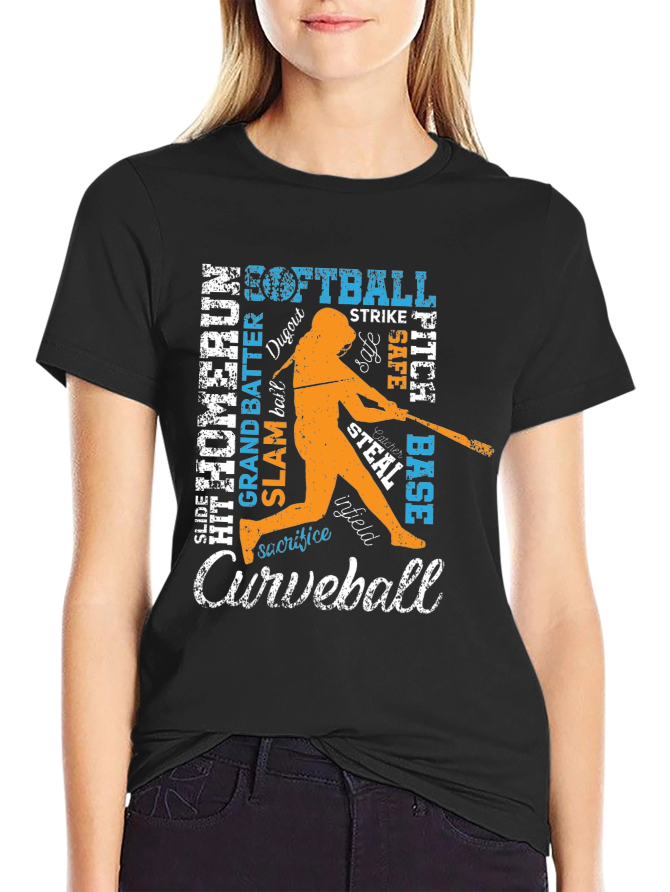 Softball Graphic T-Shirt