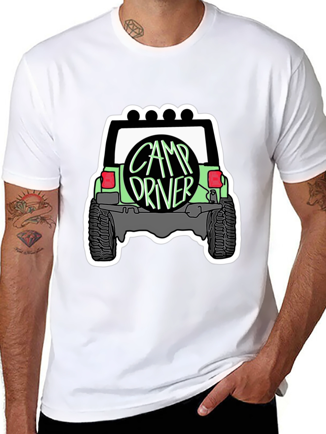 Camp Driver Off-Road Vehicle Graphic Tee