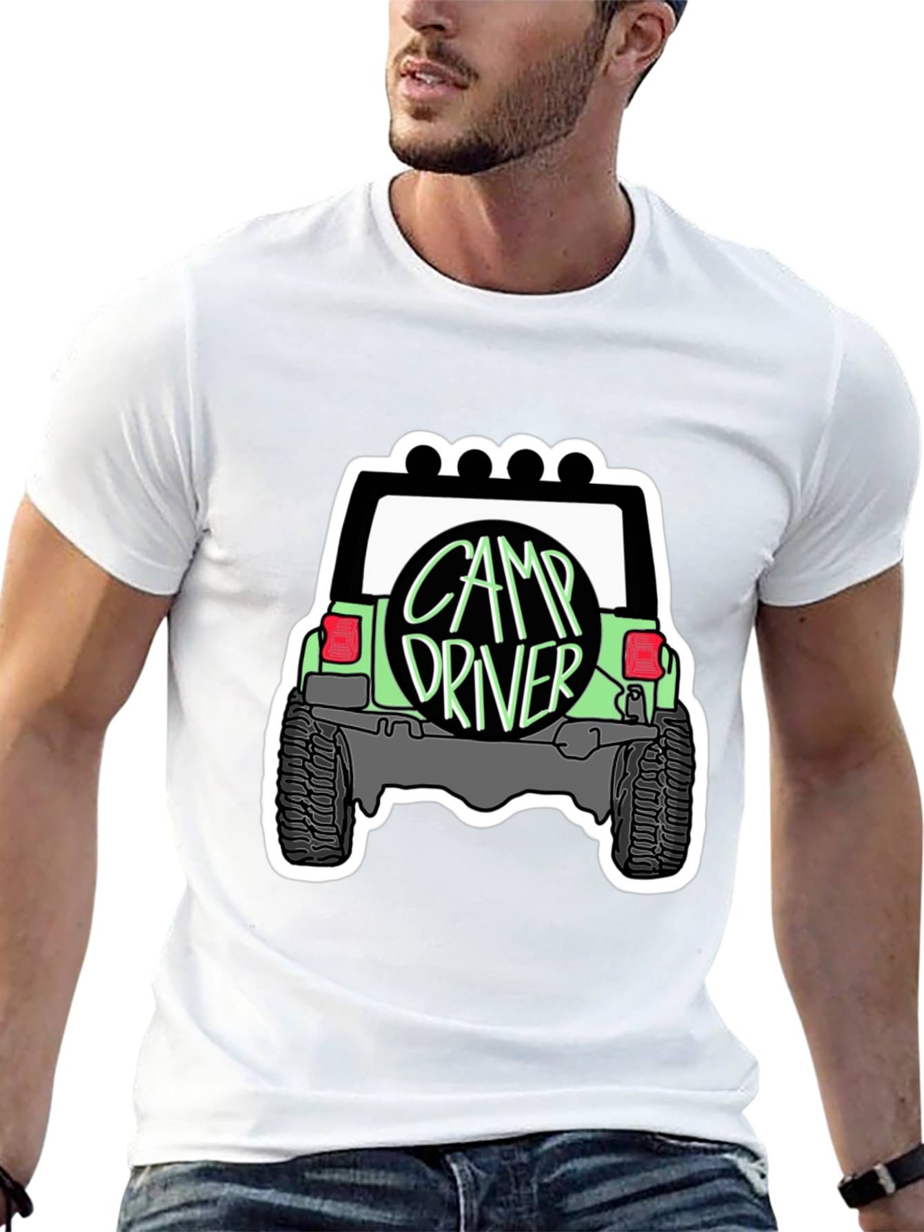 Camp Driver Off-Road Vehicle Graphic Tee