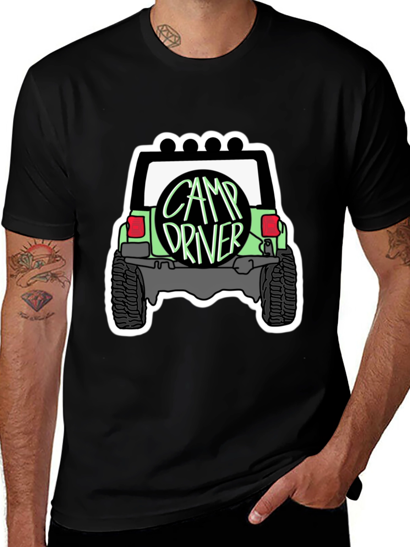 Camp Driver Off-Road Vehicle Graphic Tee