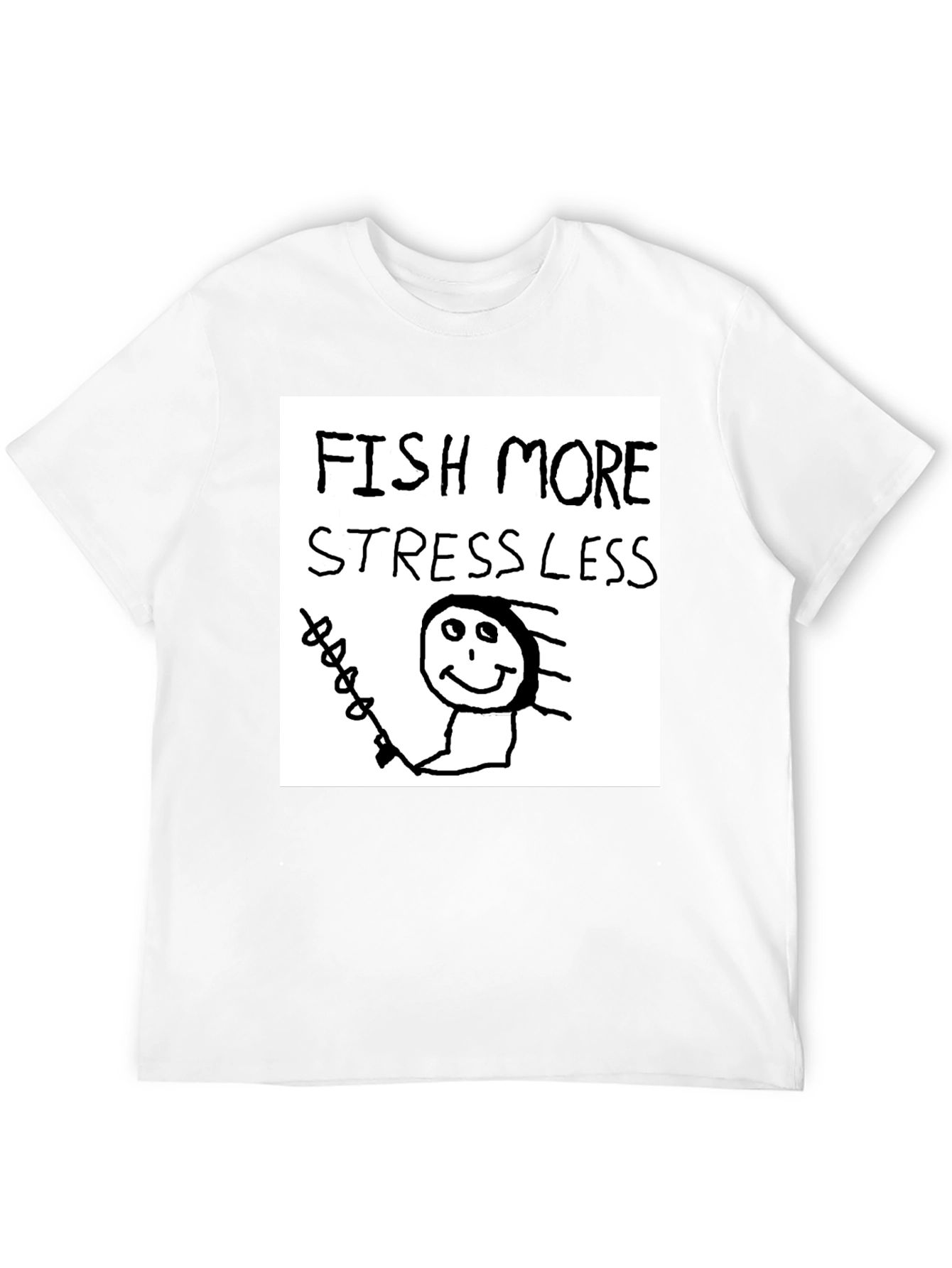 Fish More Stress Less T-Shirt