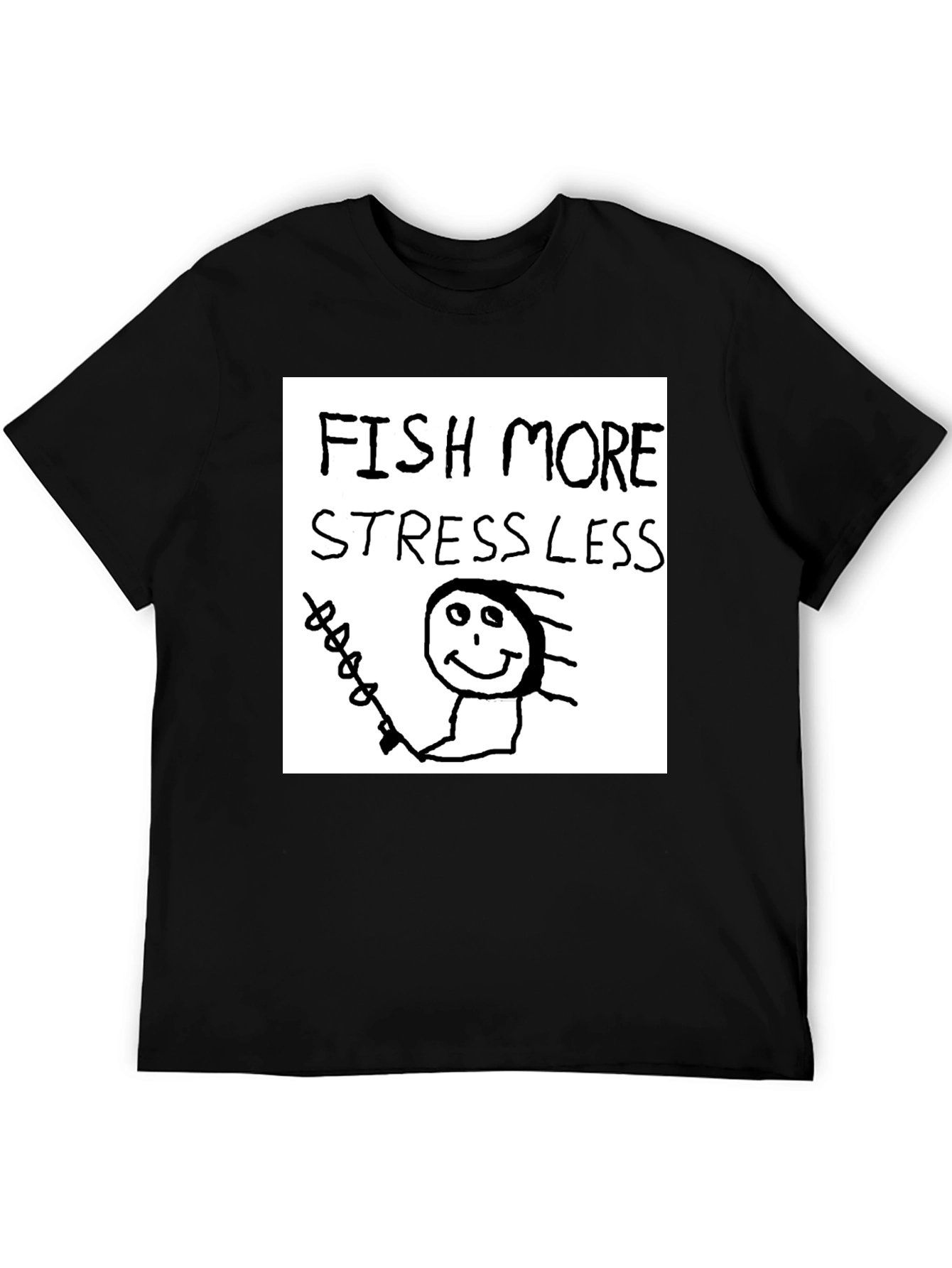 Fish More Stress Less T-Shirt
