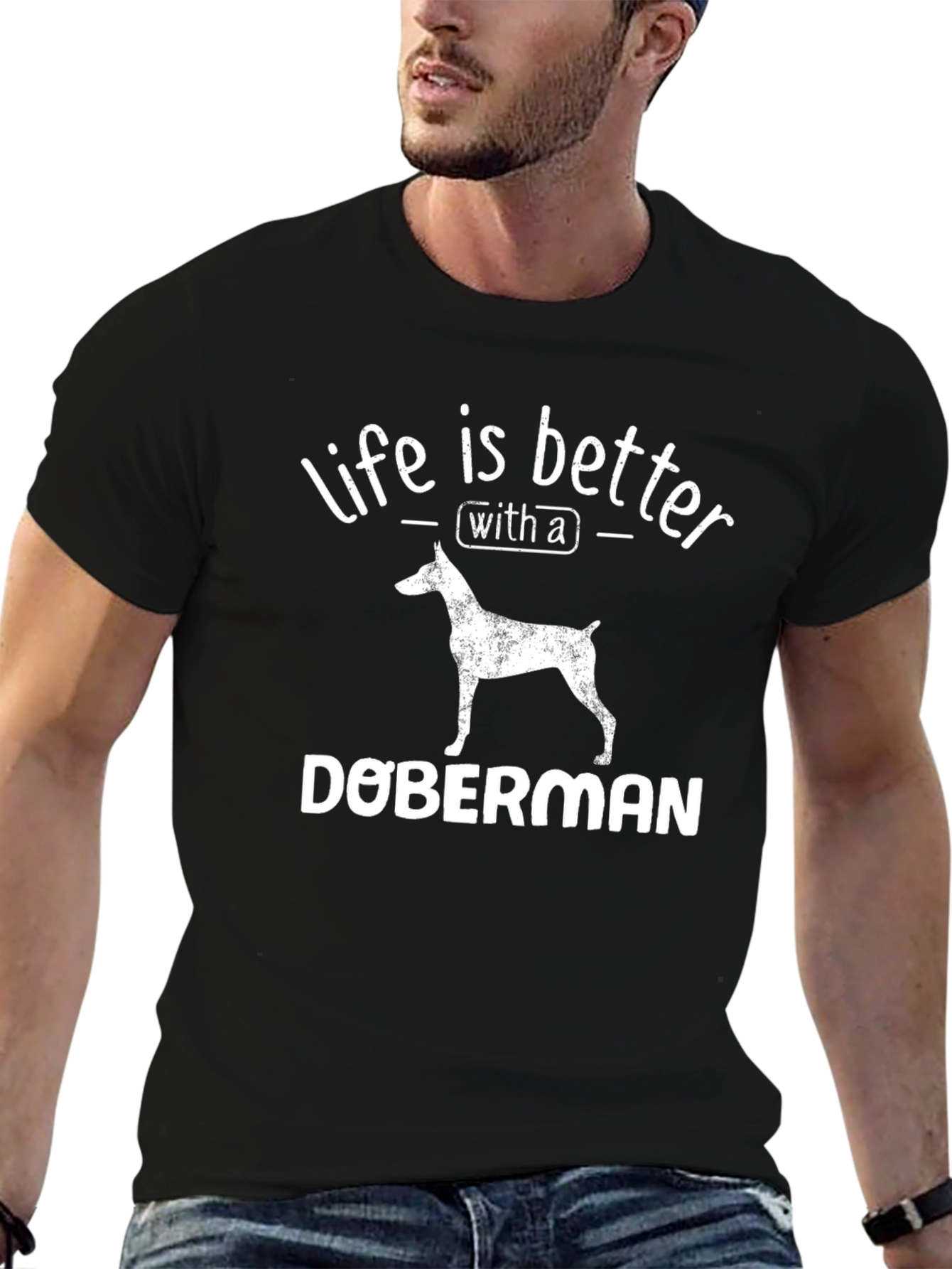 Life is Better with a Doberman T-Shirt
