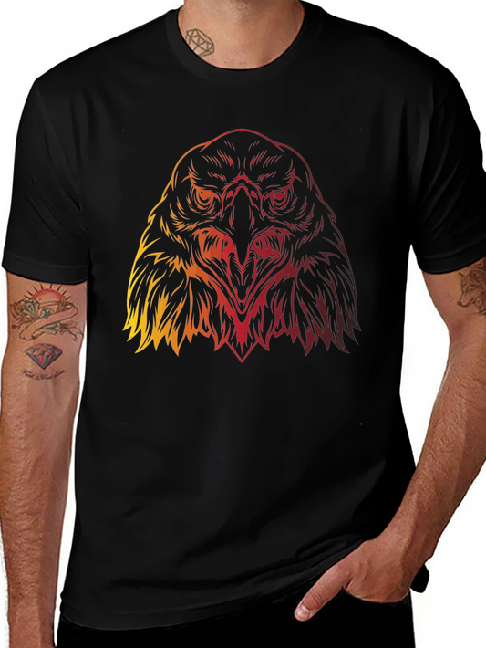 Eagle Graphic Tee - Bold Bird of Prey Design