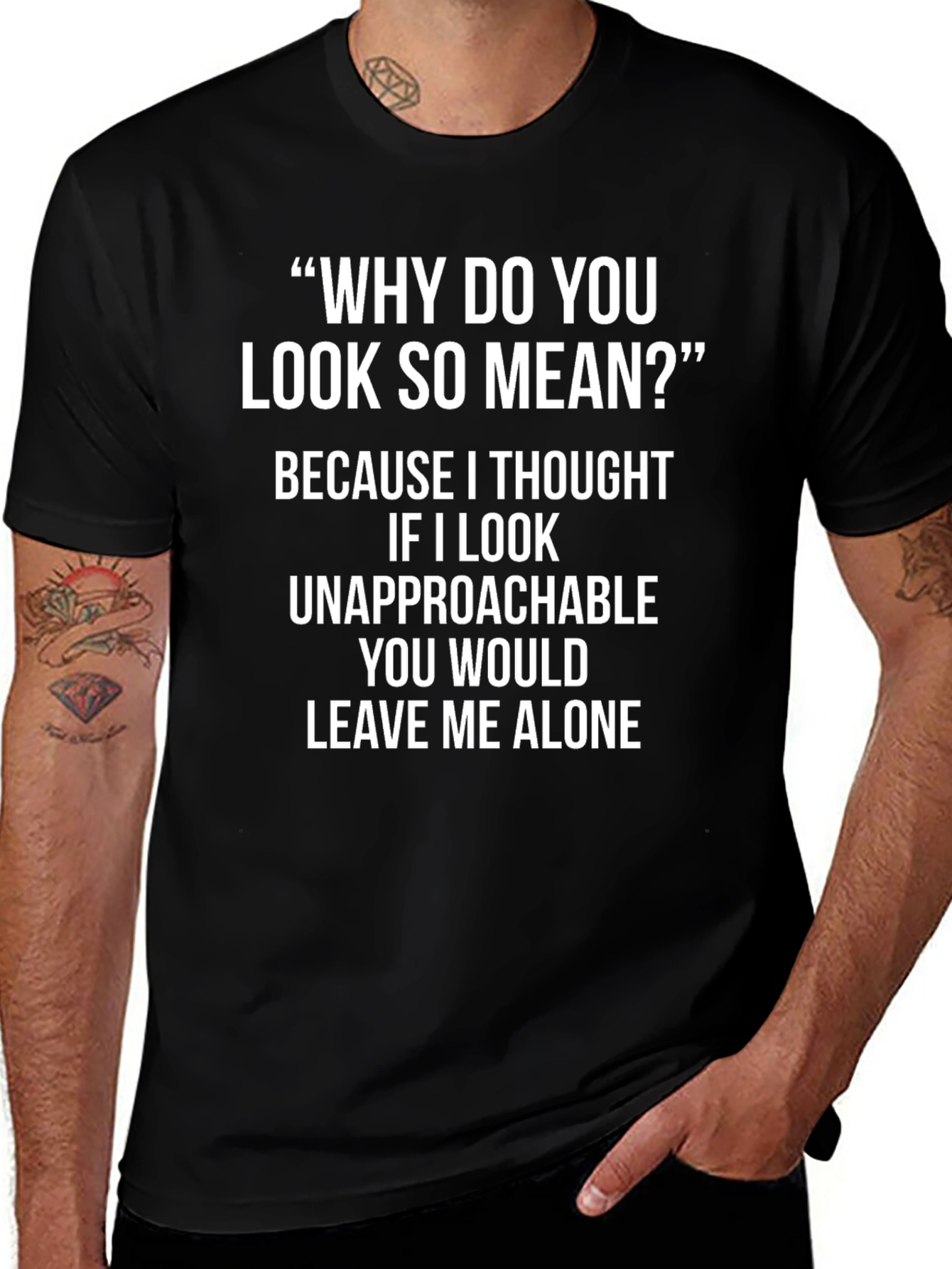 Funny Leave Me Alone Graphic T-Shirt