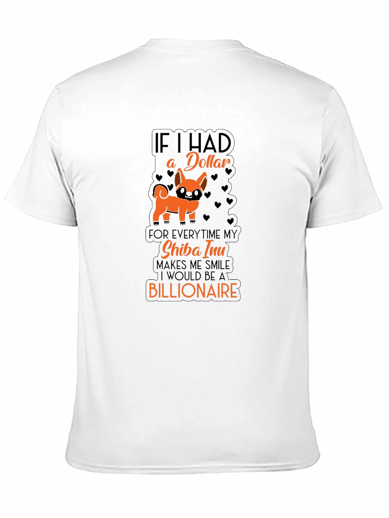 Shiba Inu Billionaire Graphic T-Shirt