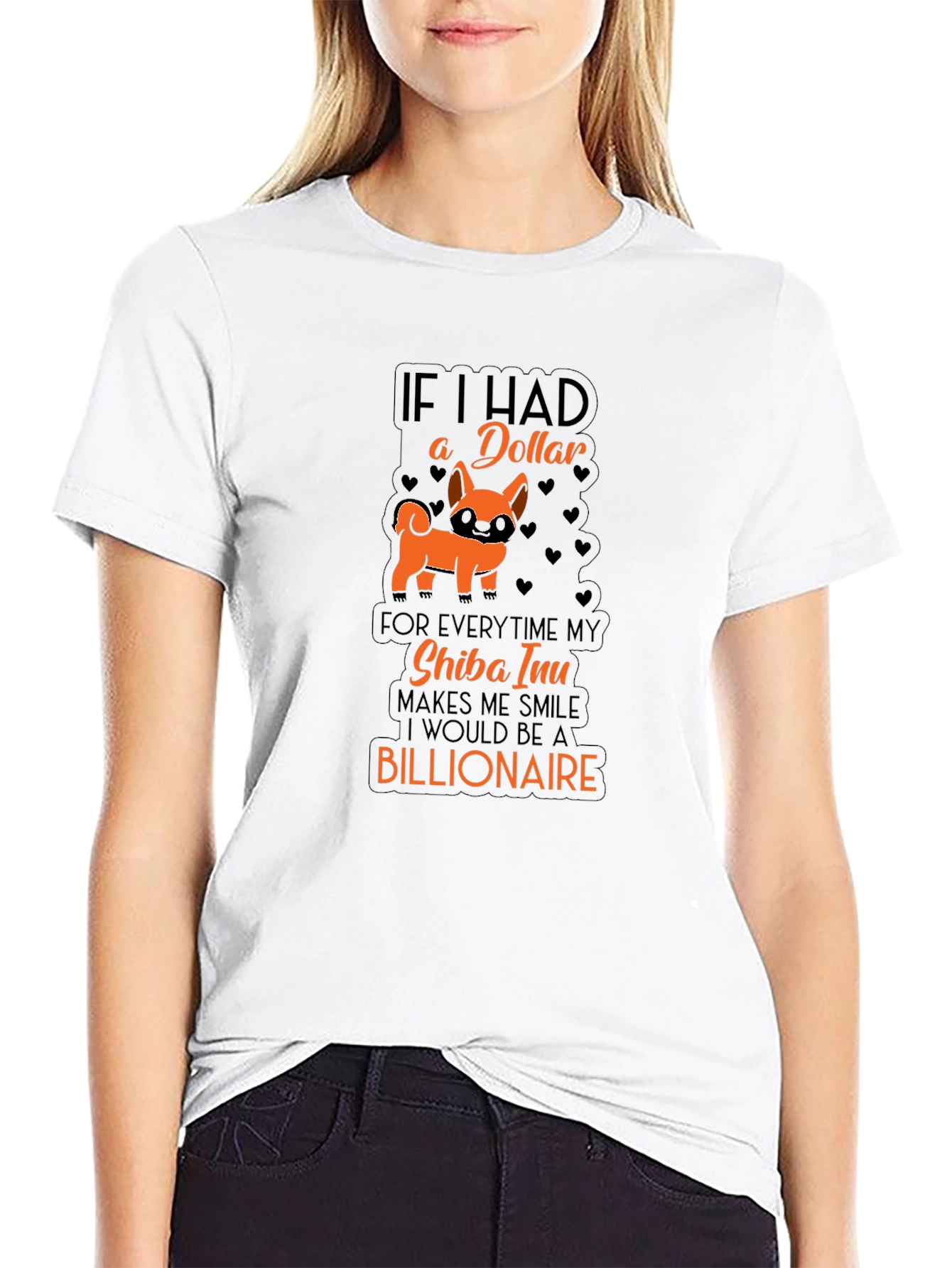 Shiba Inu Billionaire Graphic T-Shirt