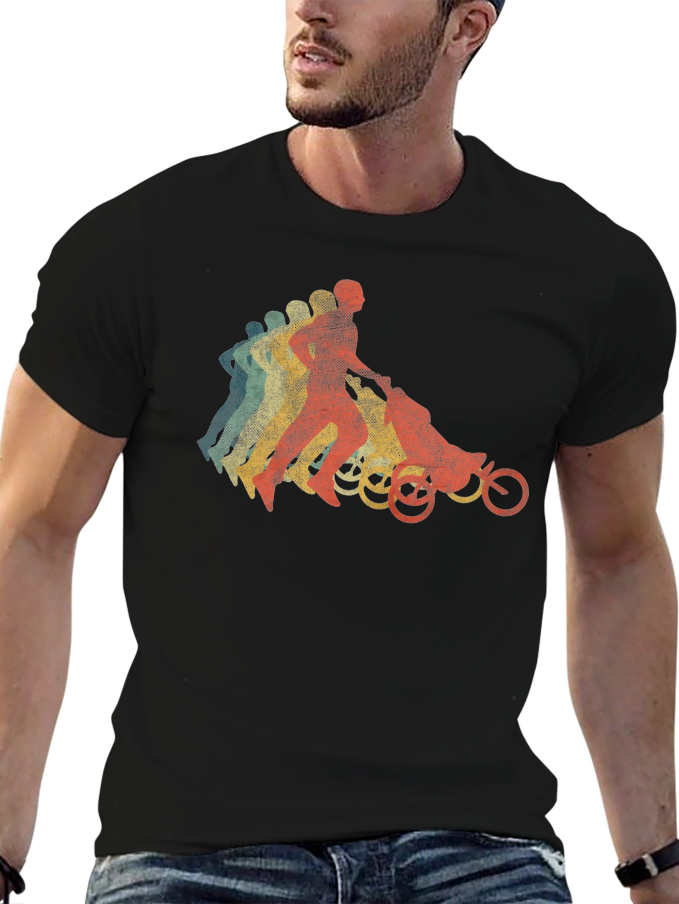 Retro Style Jogger Stroller T-Shirt