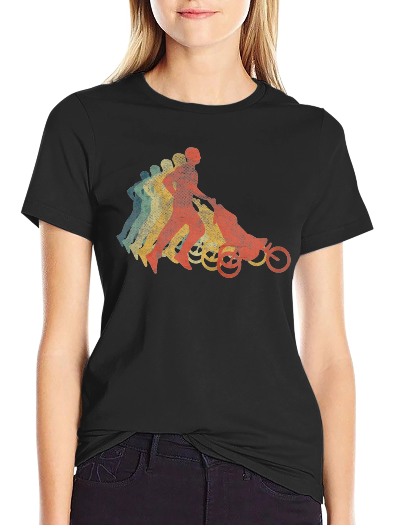 Retro Style Jogger Stroller T-Shirt