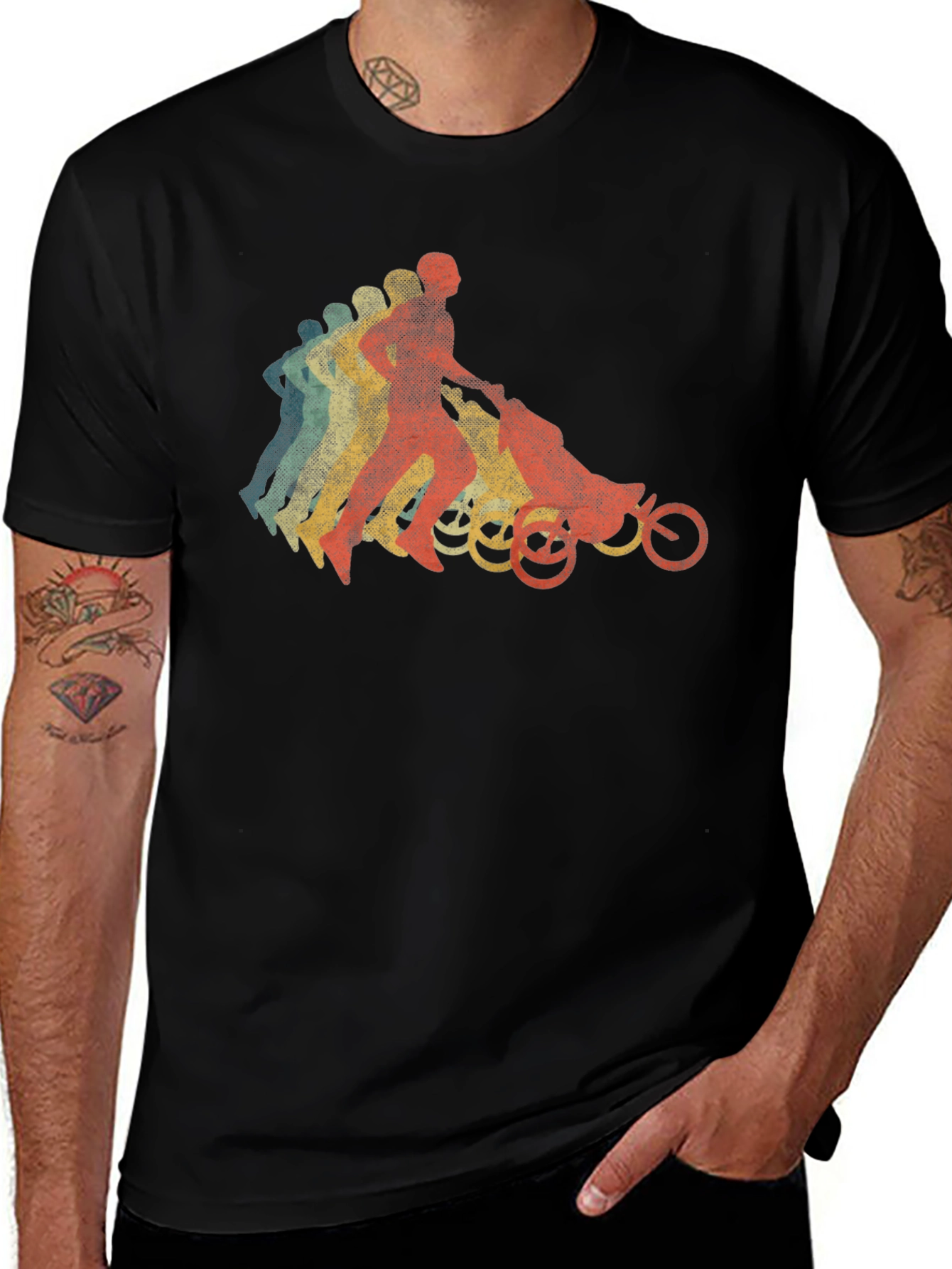 Retro Style Jogger Stroller T-Shirt