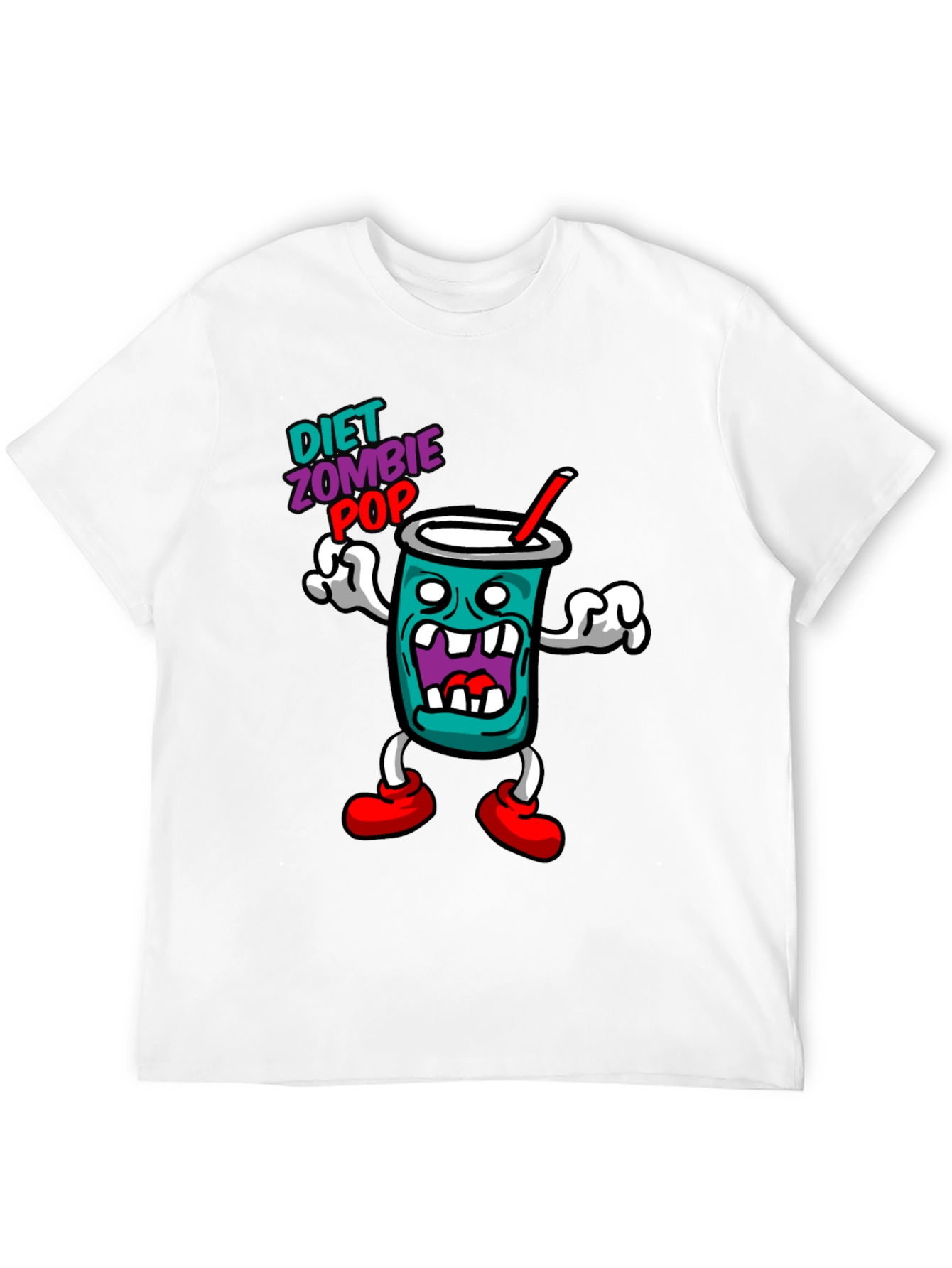 Diet Zombie Pop Black Graphic Tee