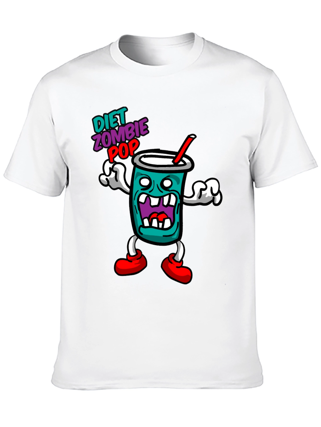 Diet Zombie Pop Black Graphic Tee