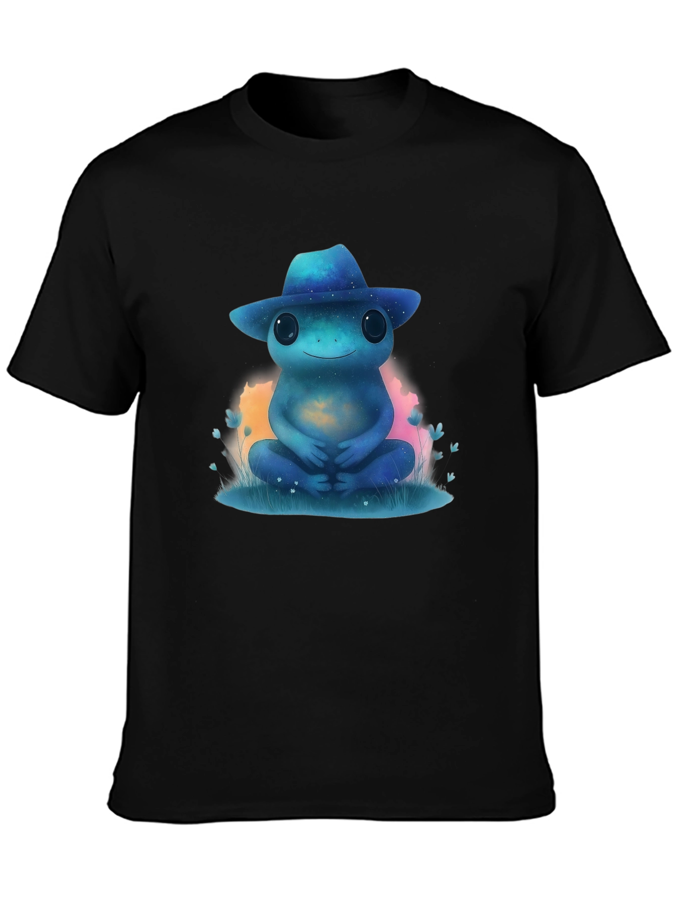 Cosmic Frog T-Shirt - Galaxy Hat Design