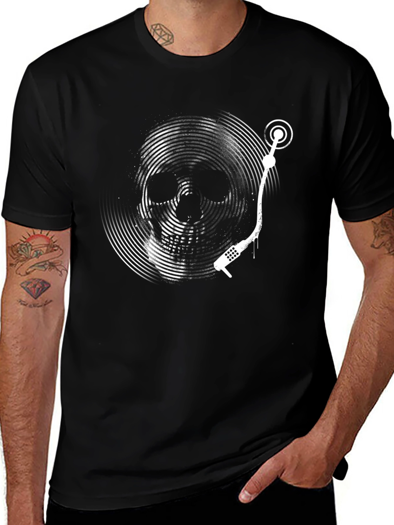 Skull Turntable T-Shirt