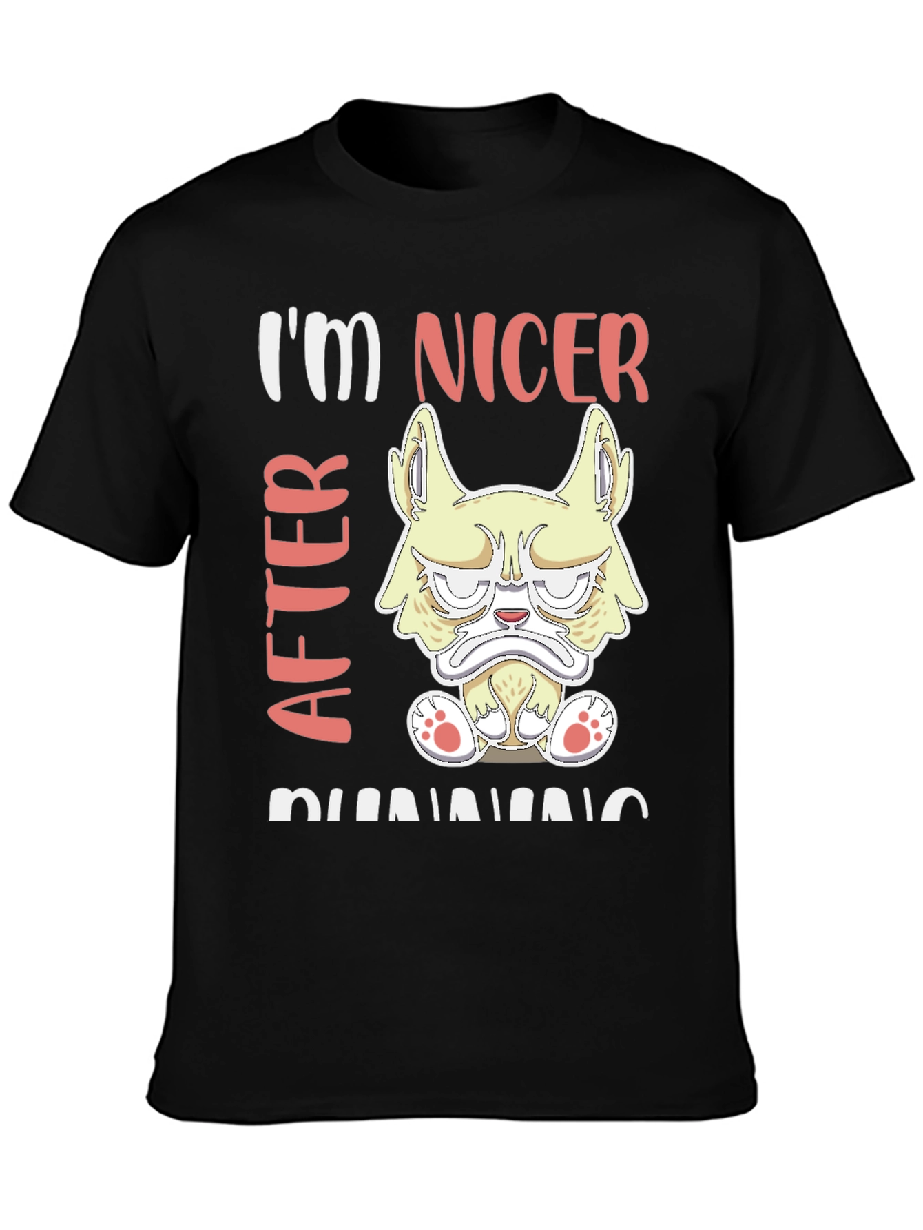 Funny Grumpy Dog Running T-Shirt