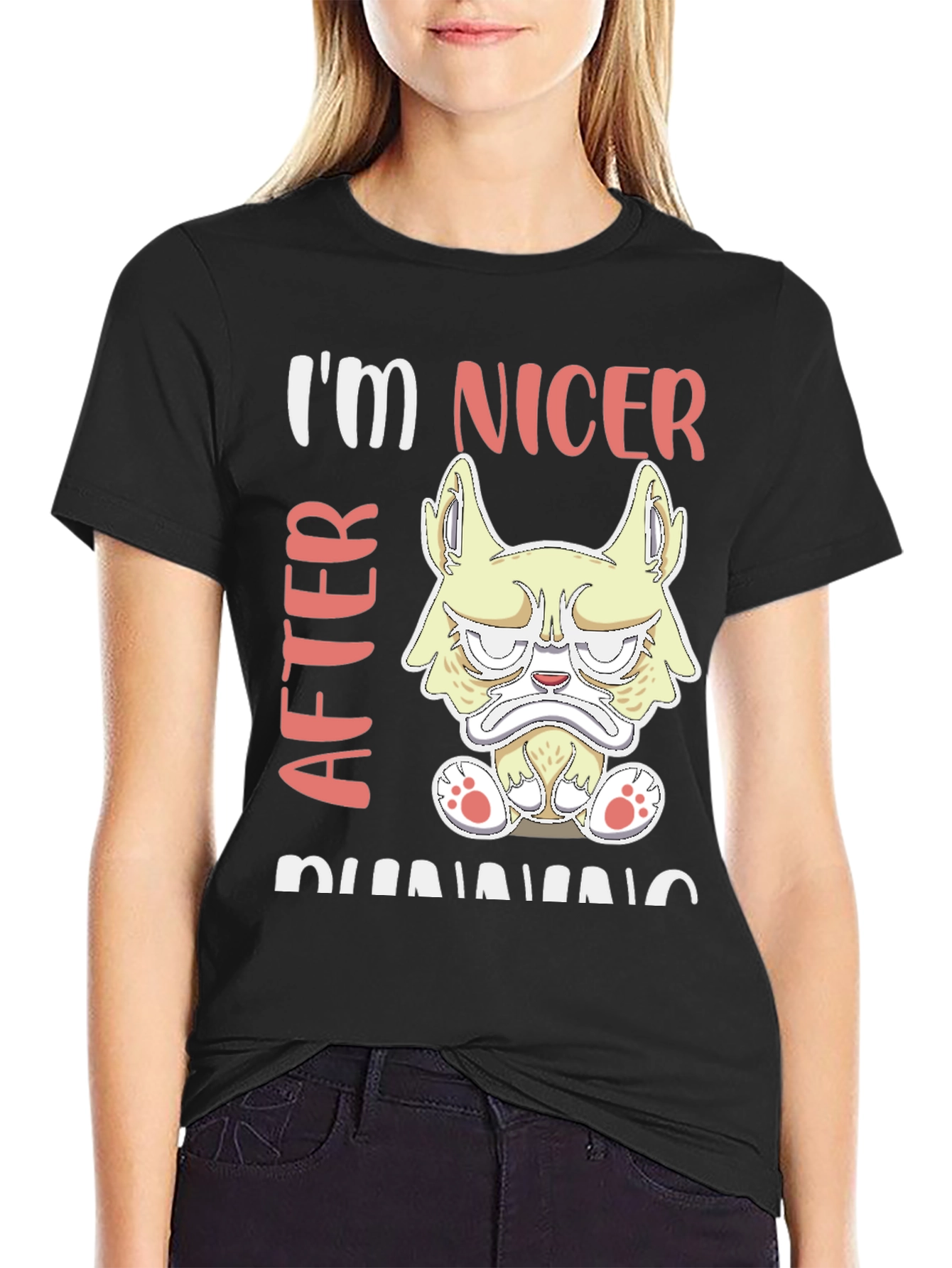 Funny Grumpy Dog Running T-Shirt