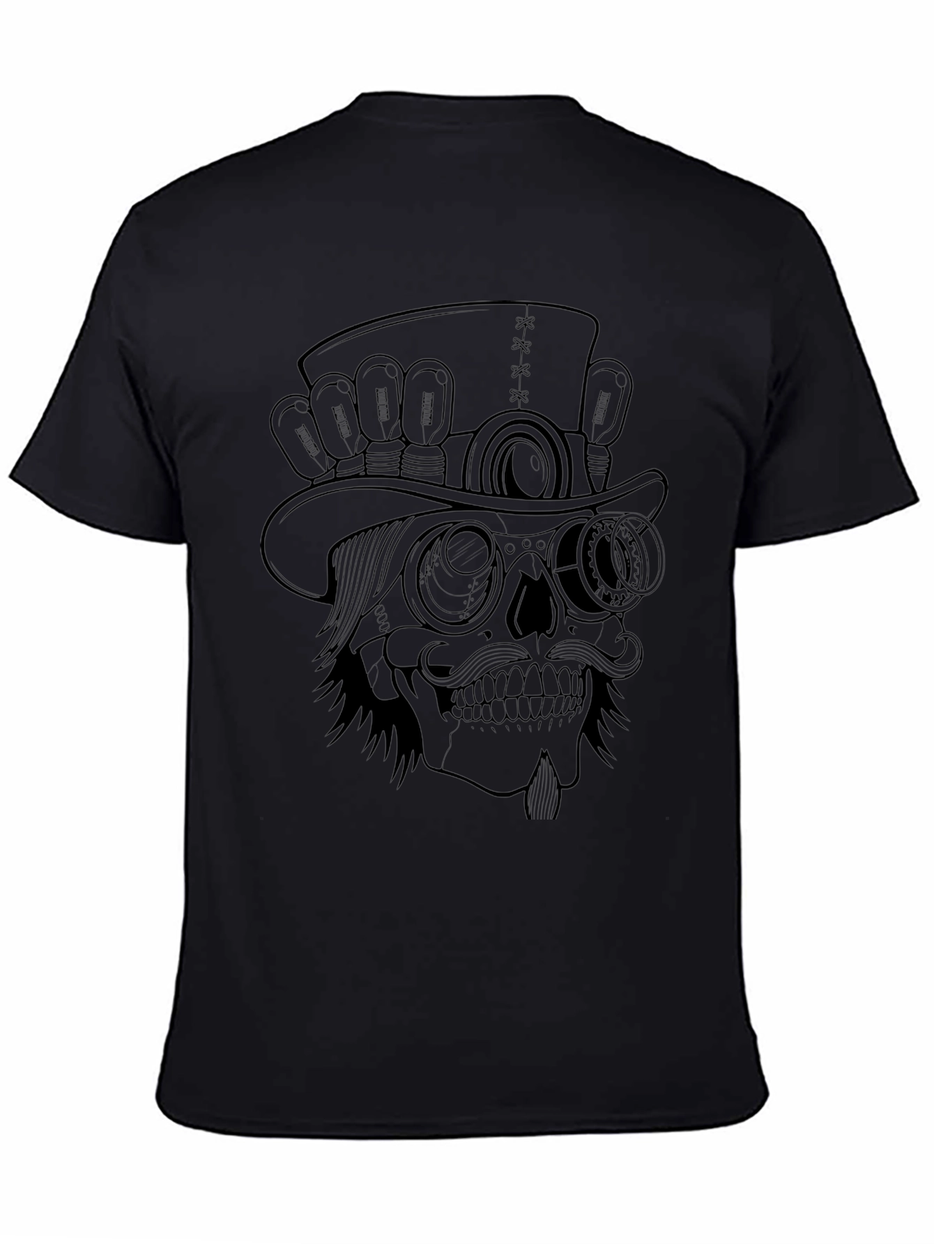 Steampunk Skull Tee - Unique Graphic T-Shirt