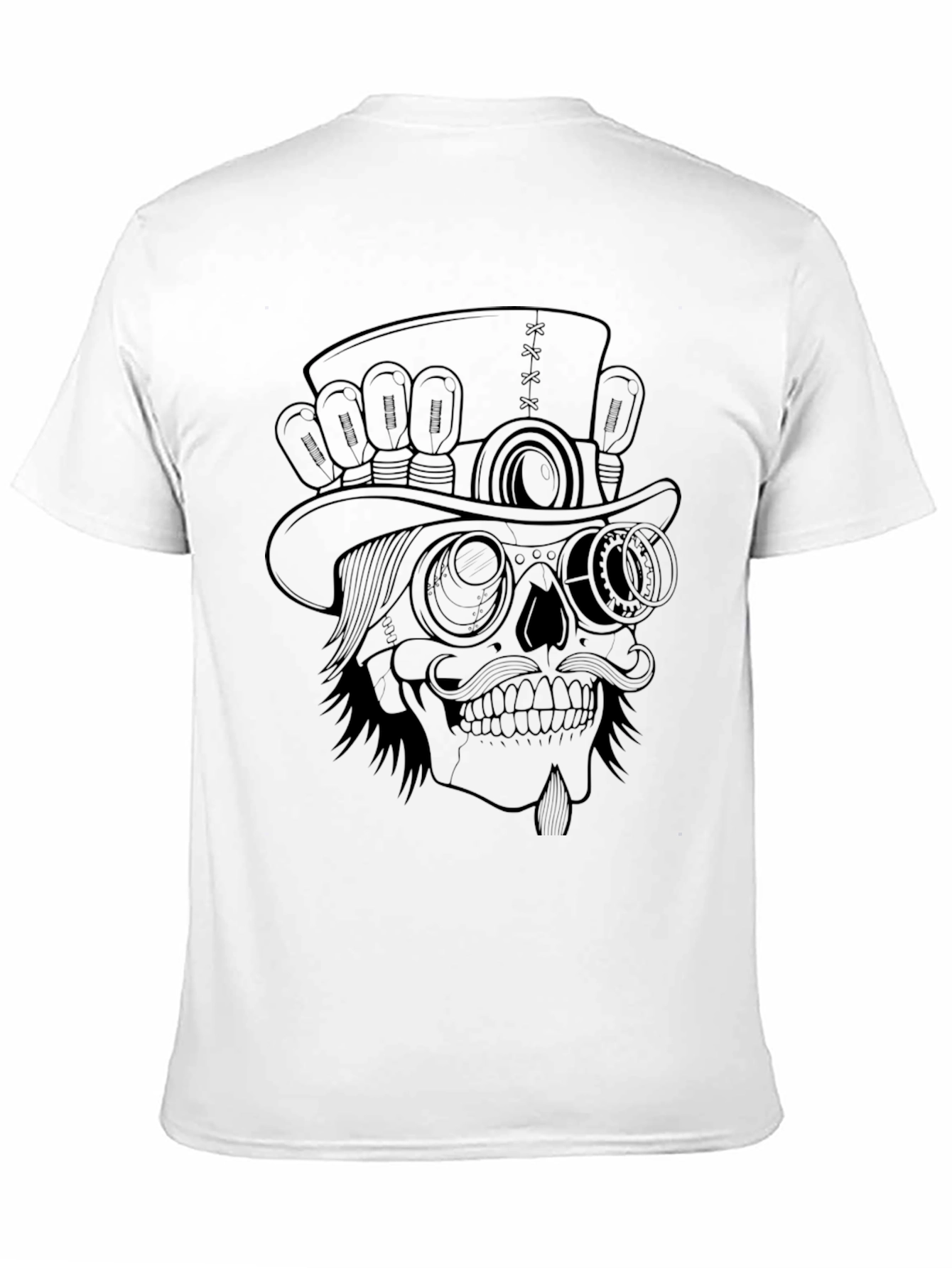 Steampunk Skull Tee - Unique Graphic T-Shirt