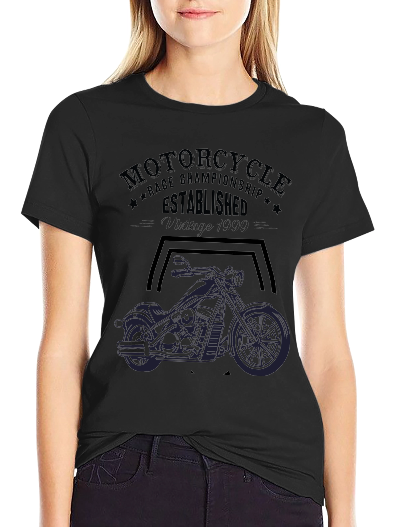 Motorcycle Race Championship Graphic T-Shirt