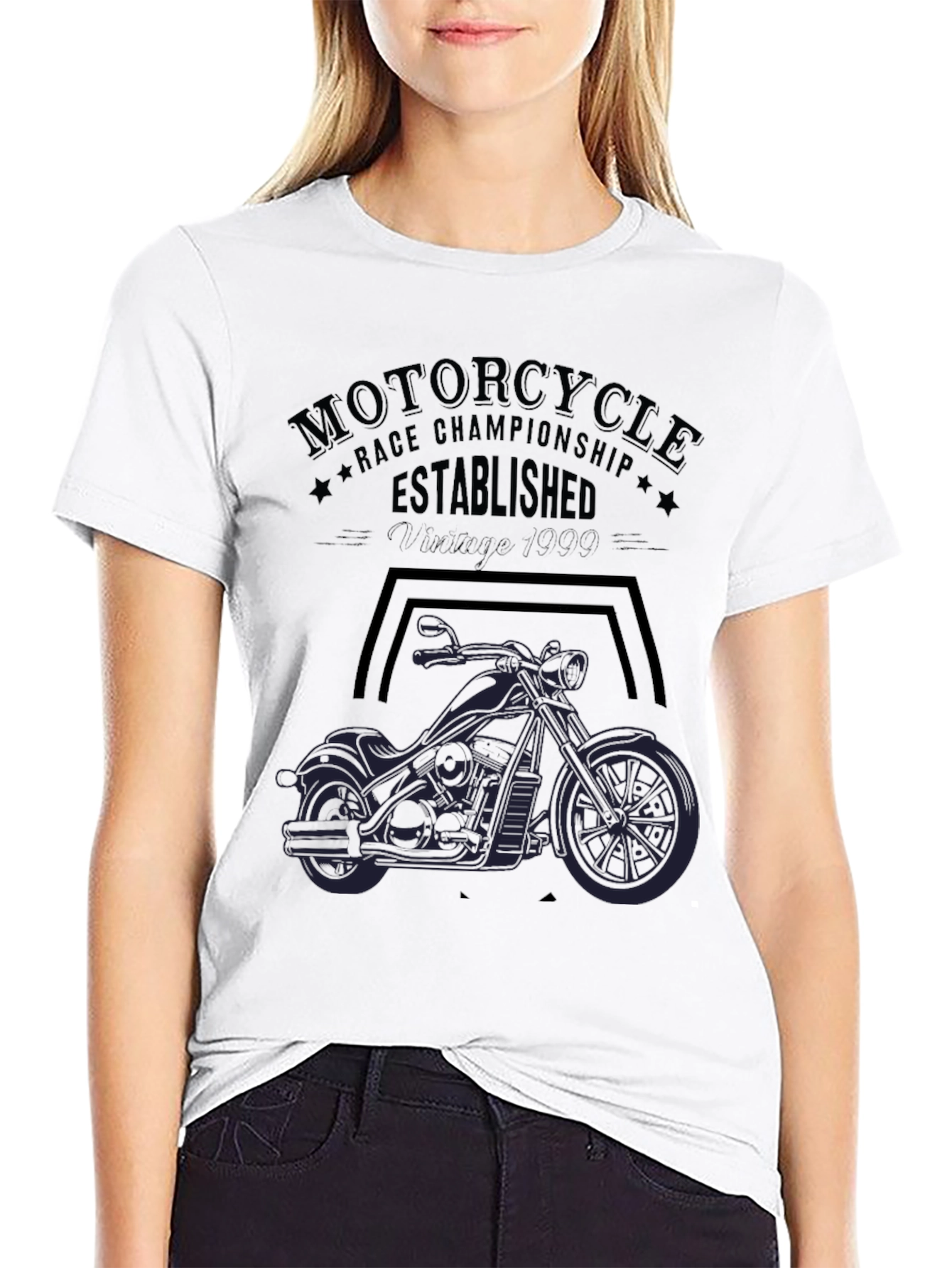Motorcycle Race Championship Graphic T-Shirt