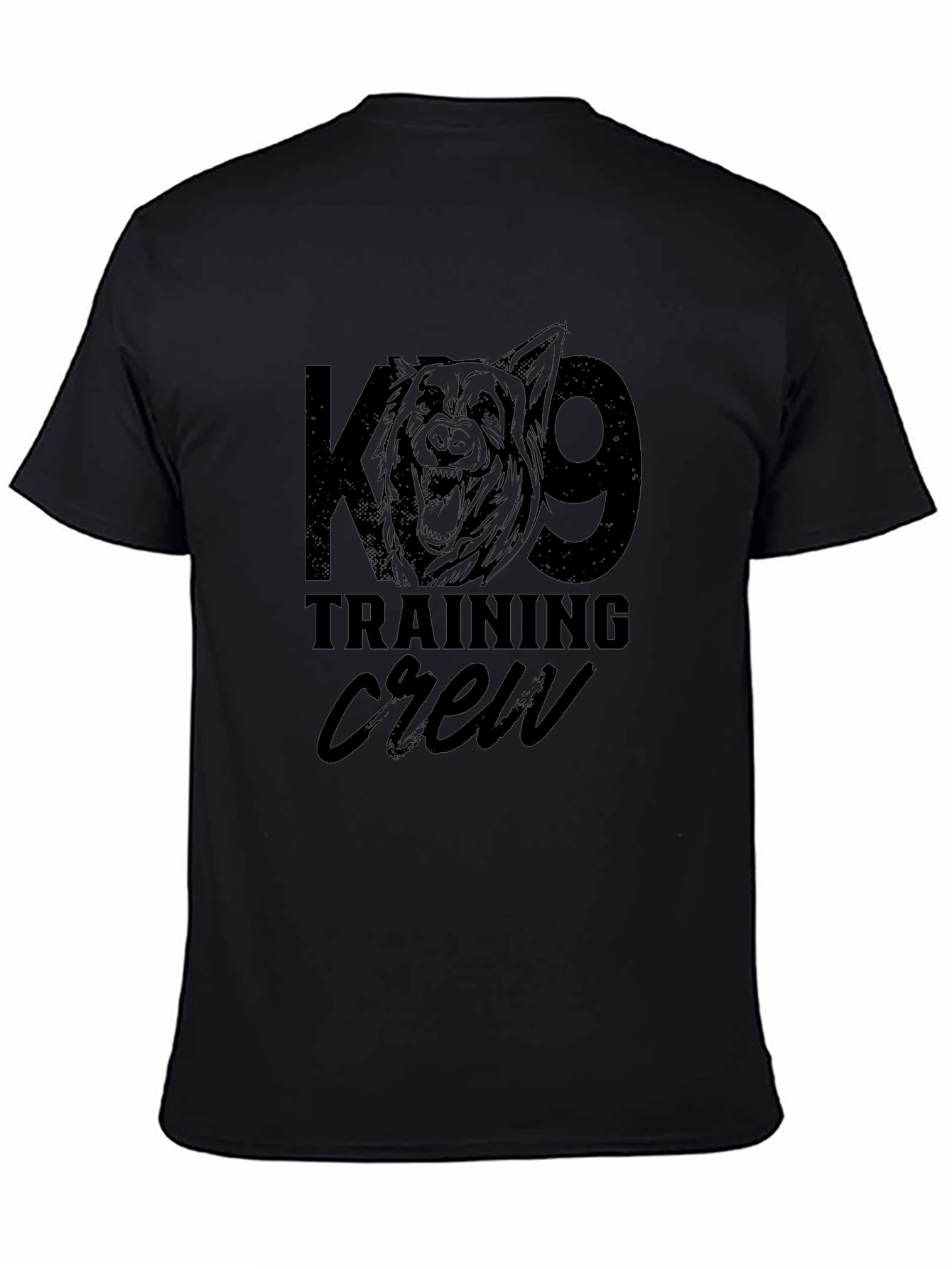K9 Training Crew Black T-Shirt