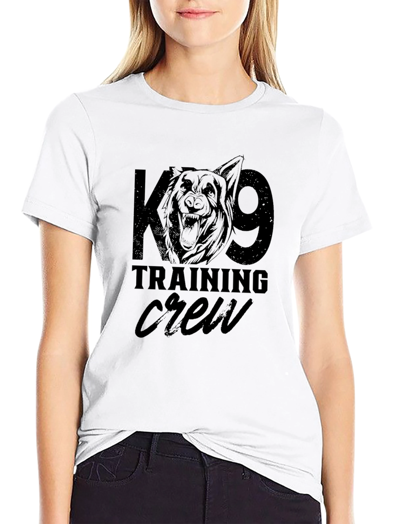 K9 Training Crew Black T-Shirt