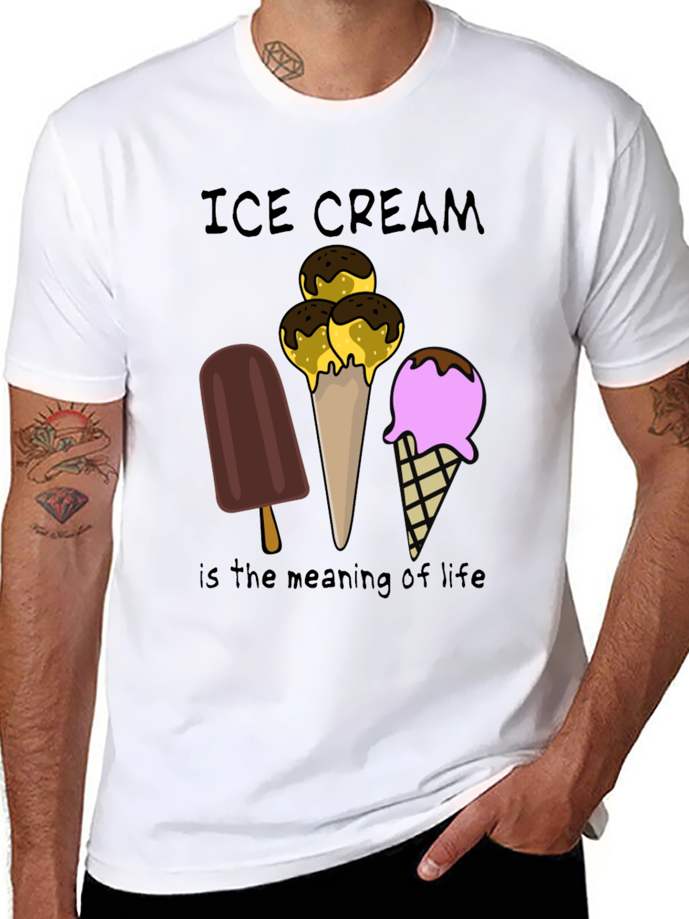 Ice Cream Meaning of Life T-Shirt