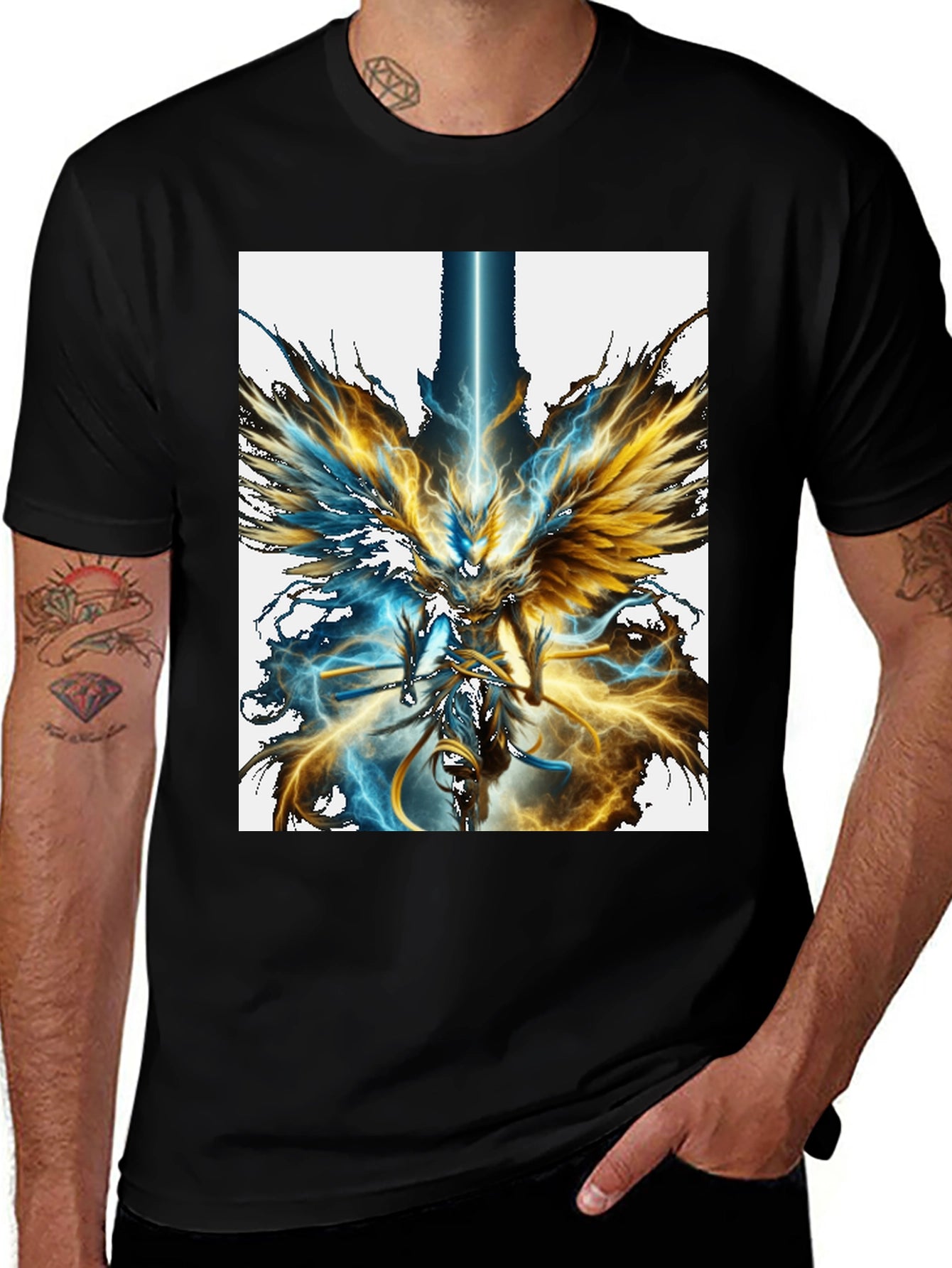 Winged Warrior Graphic T-Shirt