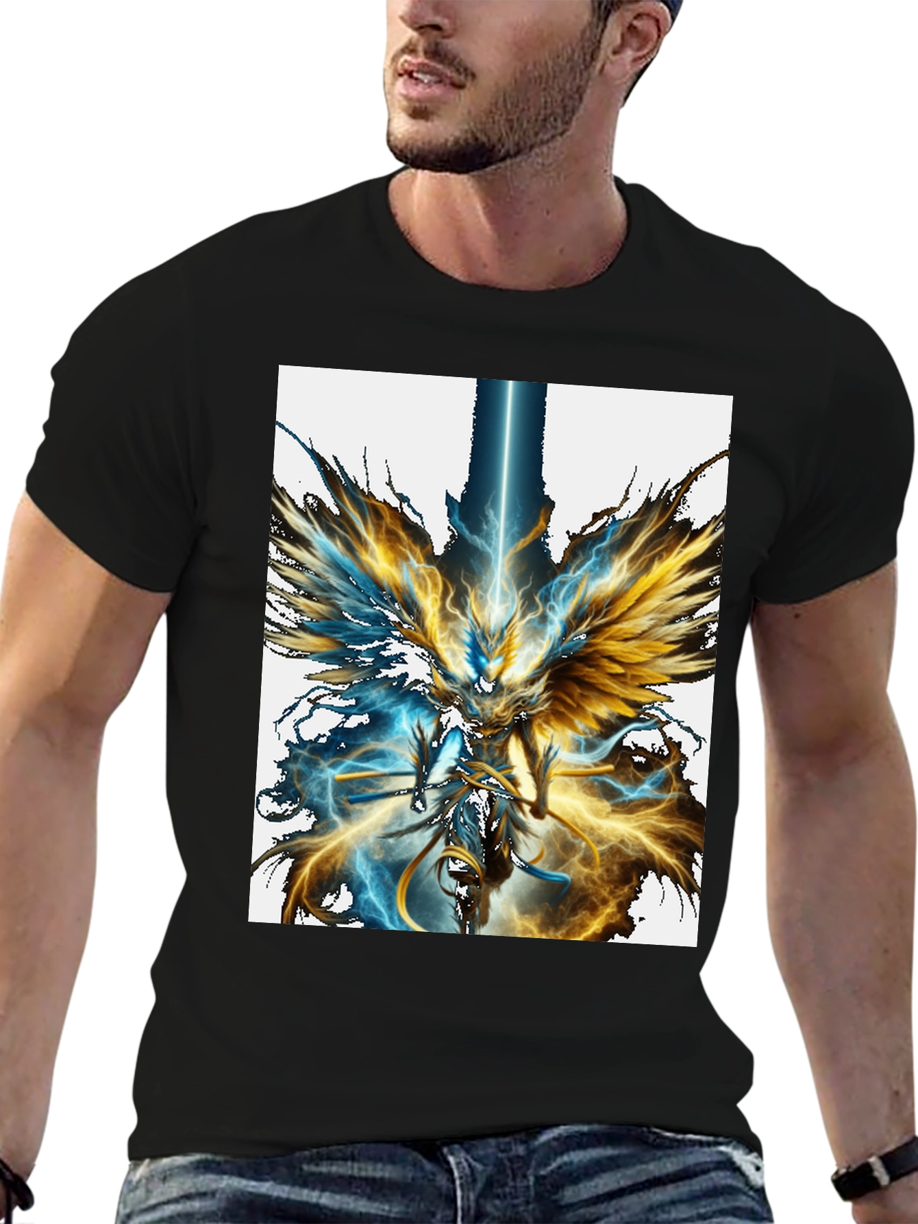 Winged Warrior Graphic T-Shirt