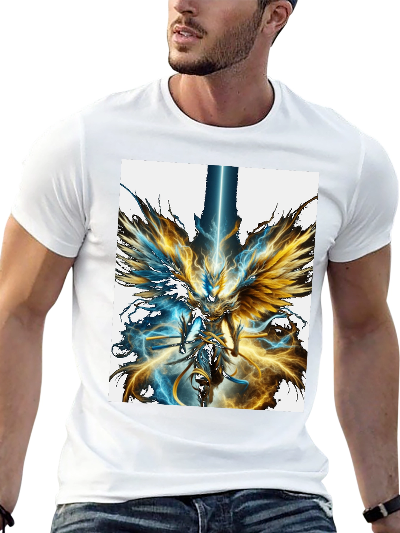 Winged Warrior Graphic T-Shirt