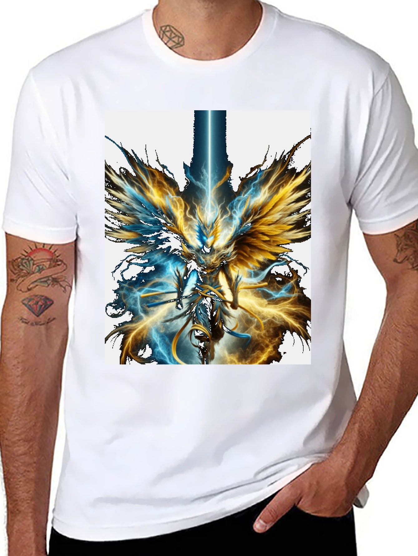 Winged Warrior Graphic T-Shirt