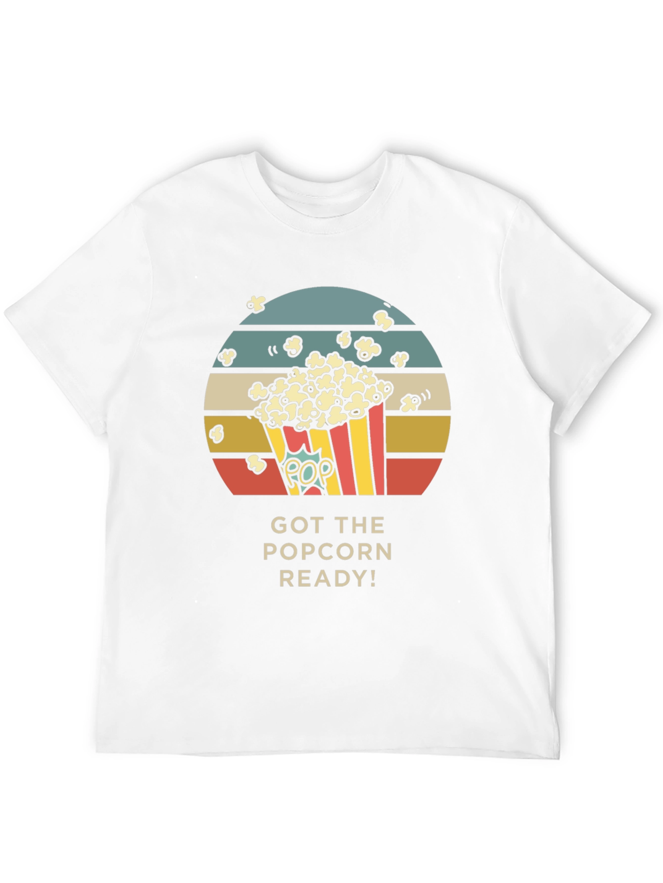 Popcorn Ready Graphic T-Shirt