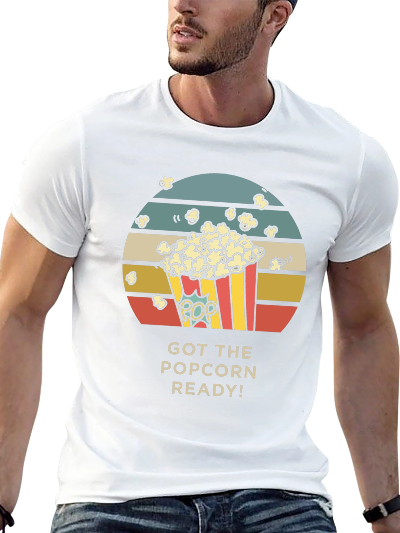 Popcorn Ready Graphic T-Shirt