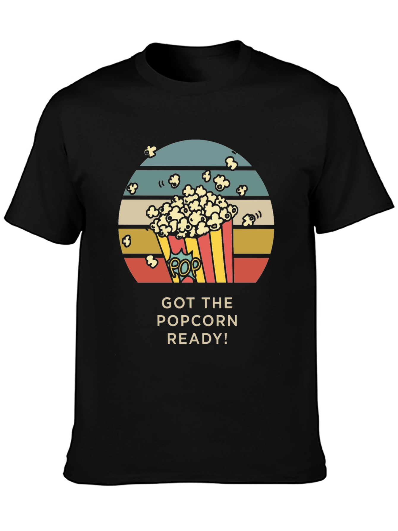 Popcorn Ready Graphic T-Shirt