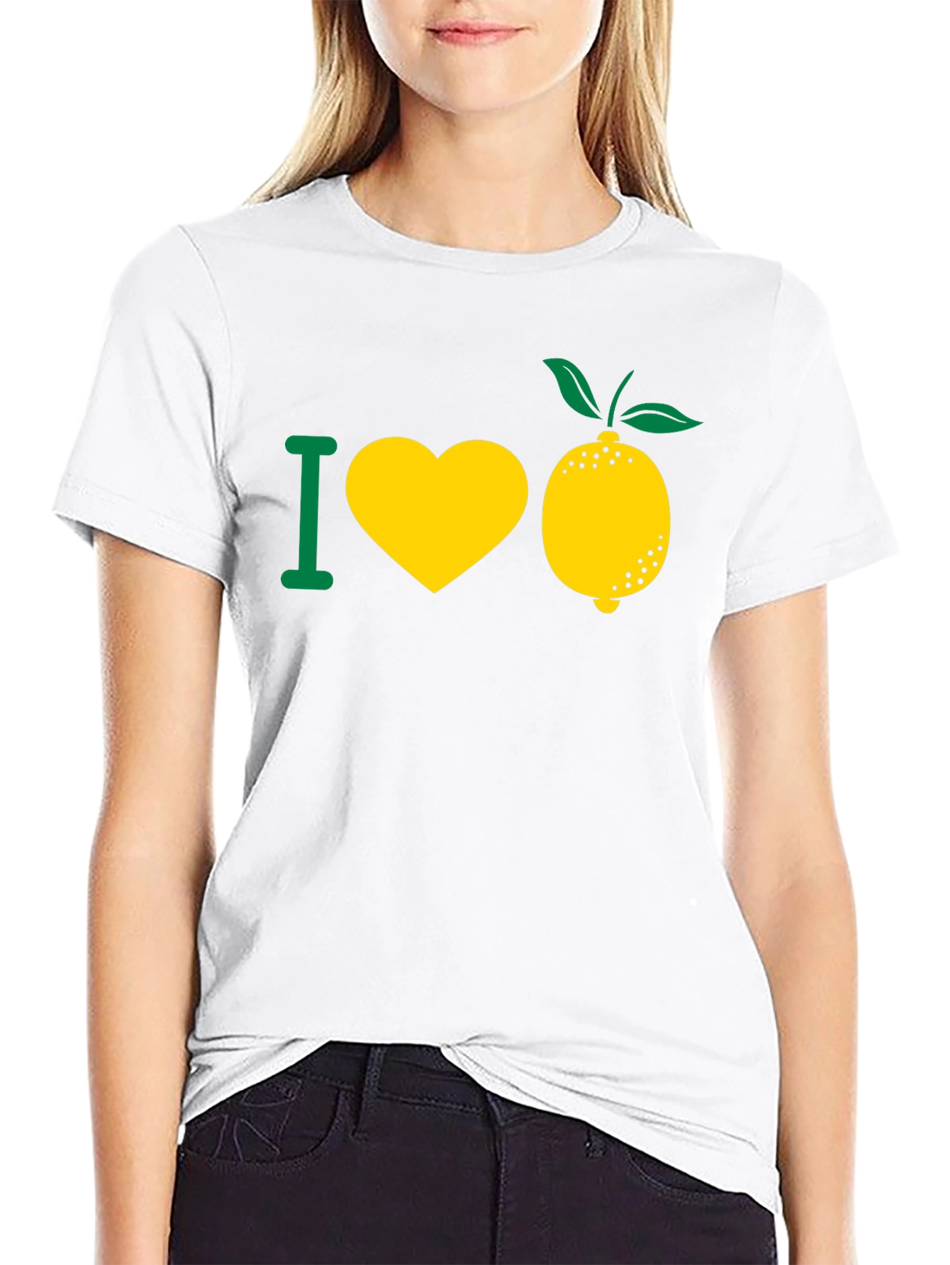 I Heart Lemon Graphic T-Shirt