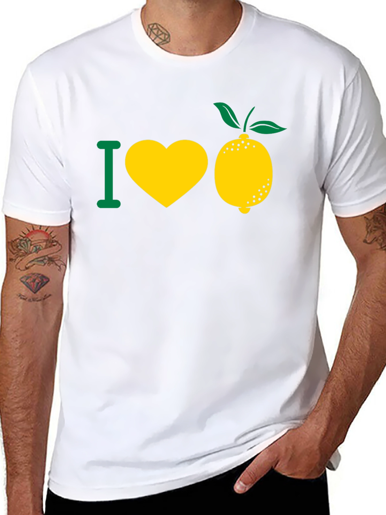 I Heart Lemon Graphic T-Shirt