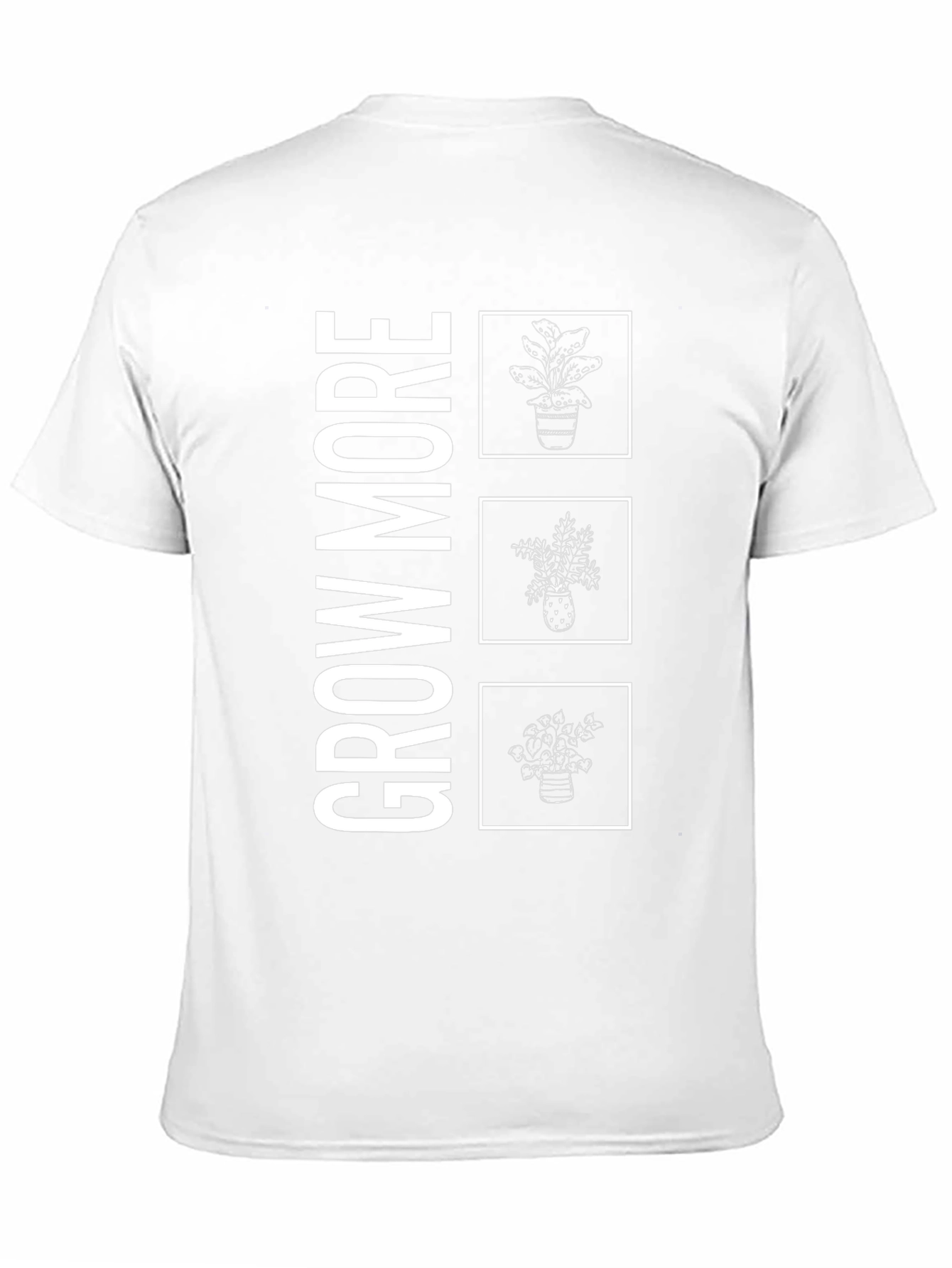 Grow More Plant T-Shirt - Black Graphic Tee