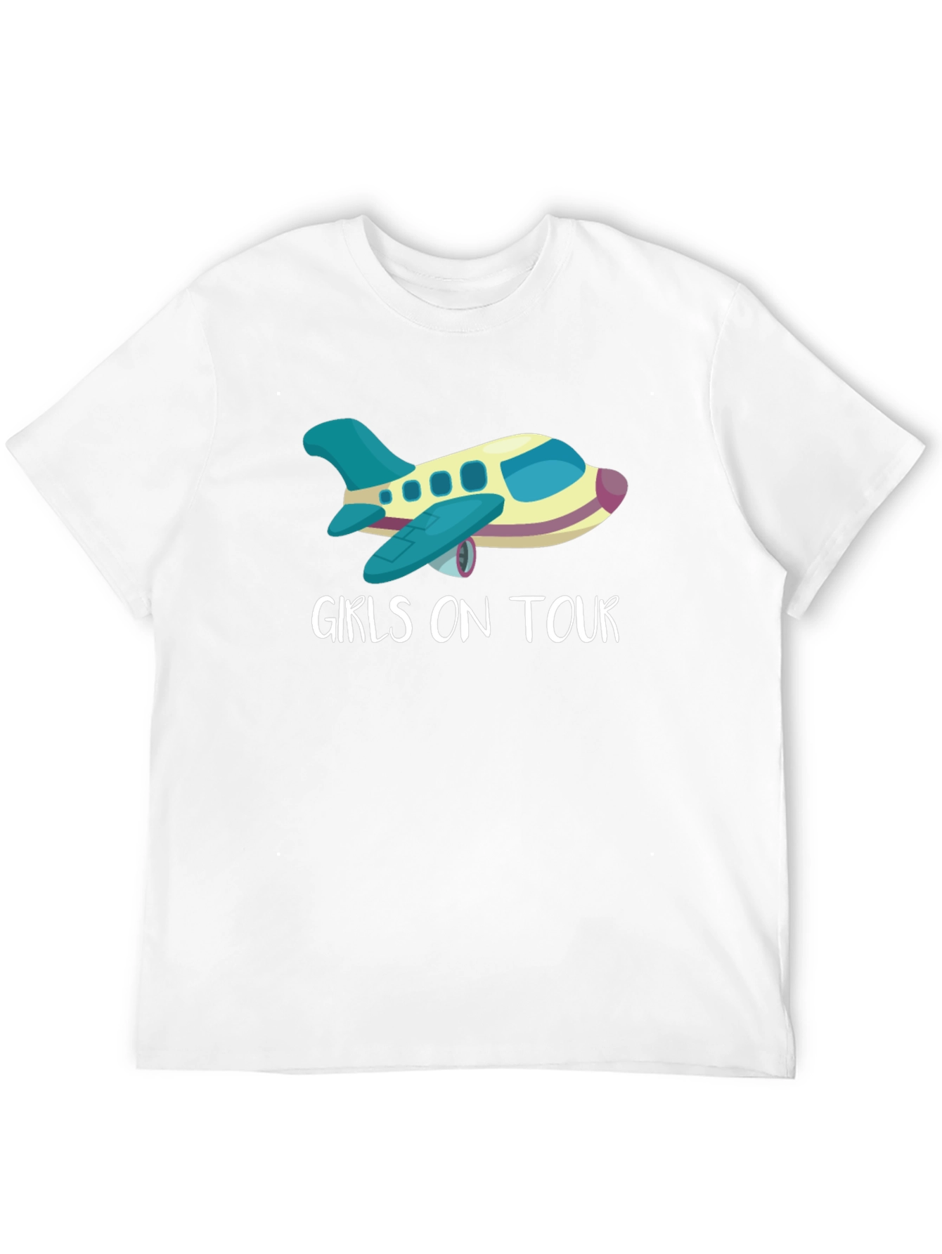 Girls on Tour Airplane Graphic Tee