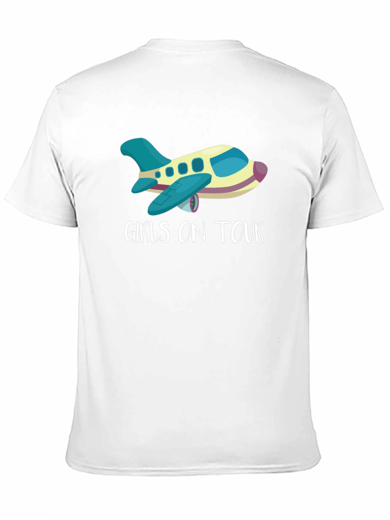 Girls on Tour Airplane Graphic Tee
