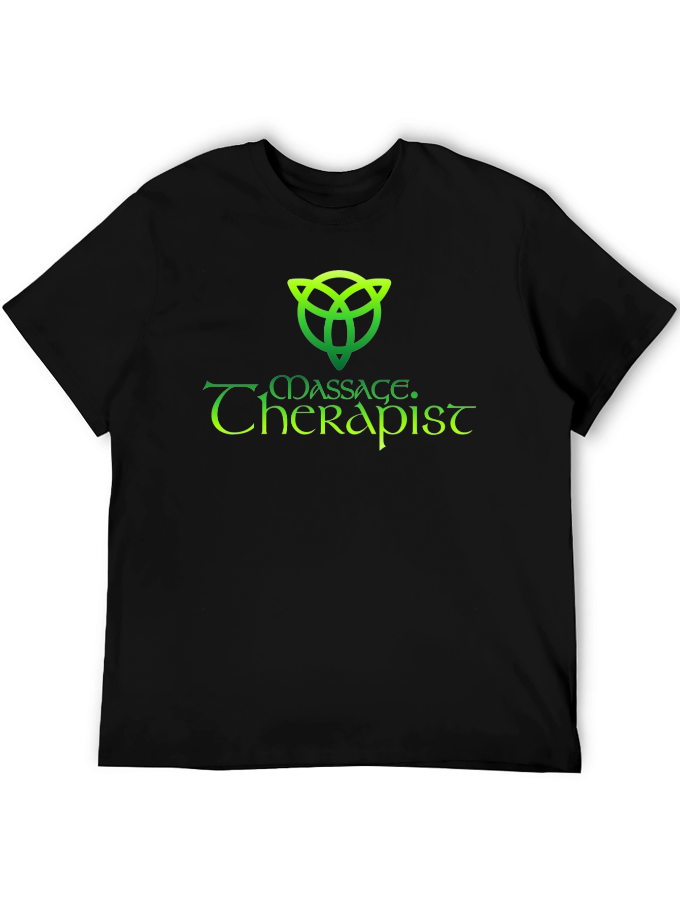 Massage Therapist Celtic Knot Black T-Shirt
