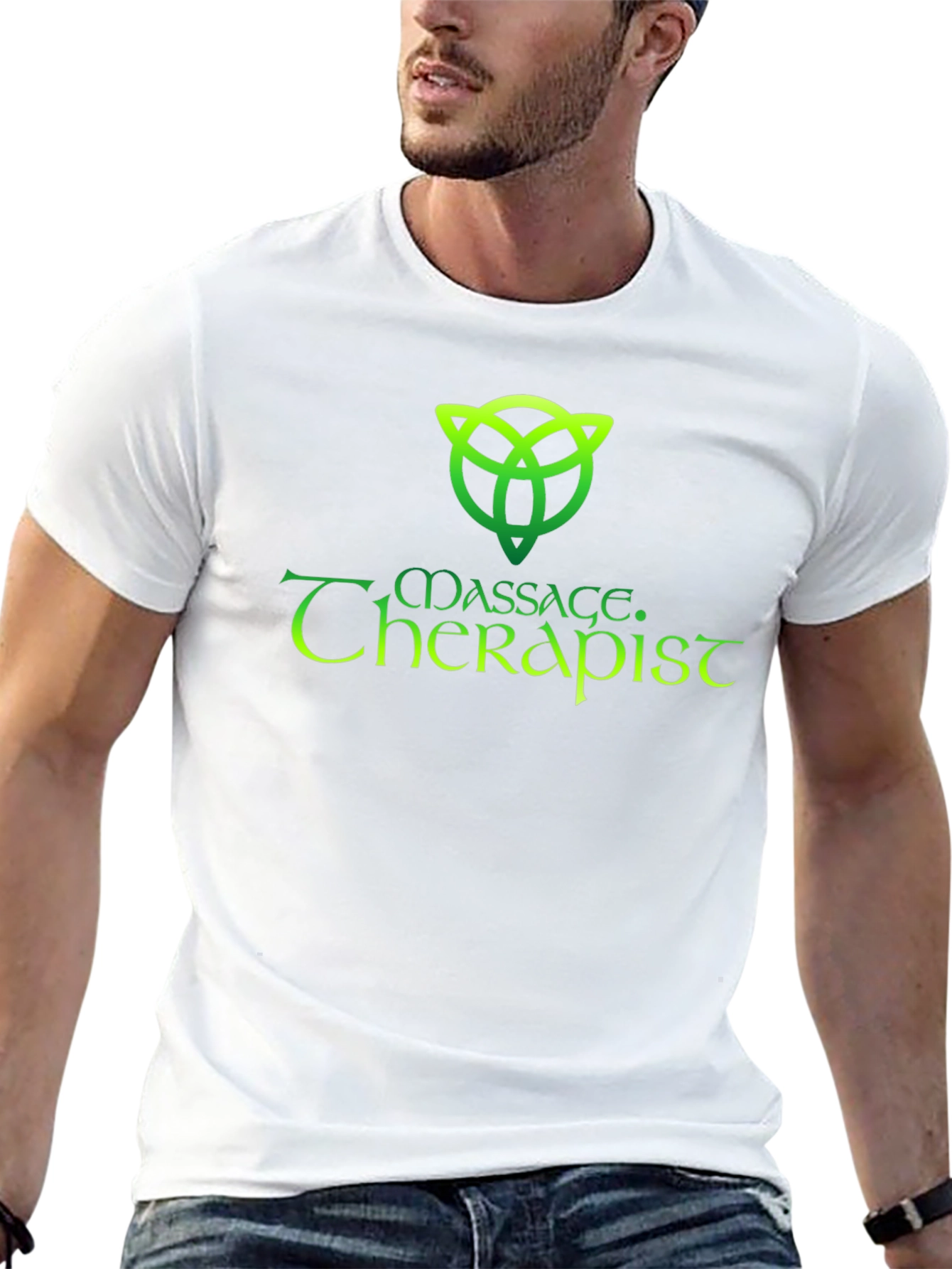 Massage Therapist Celtic Knot Black T-Shirt